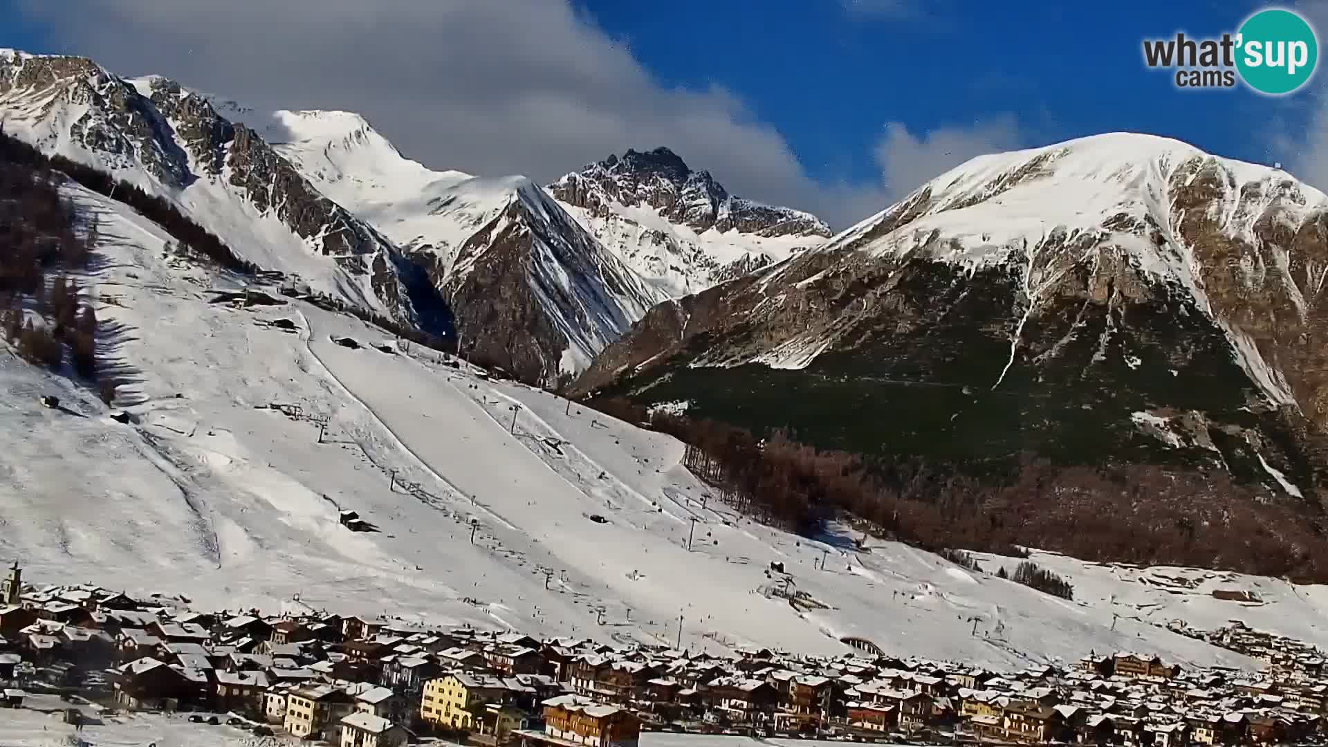 Amazing Livigno webcam panorama view from hotel Teola