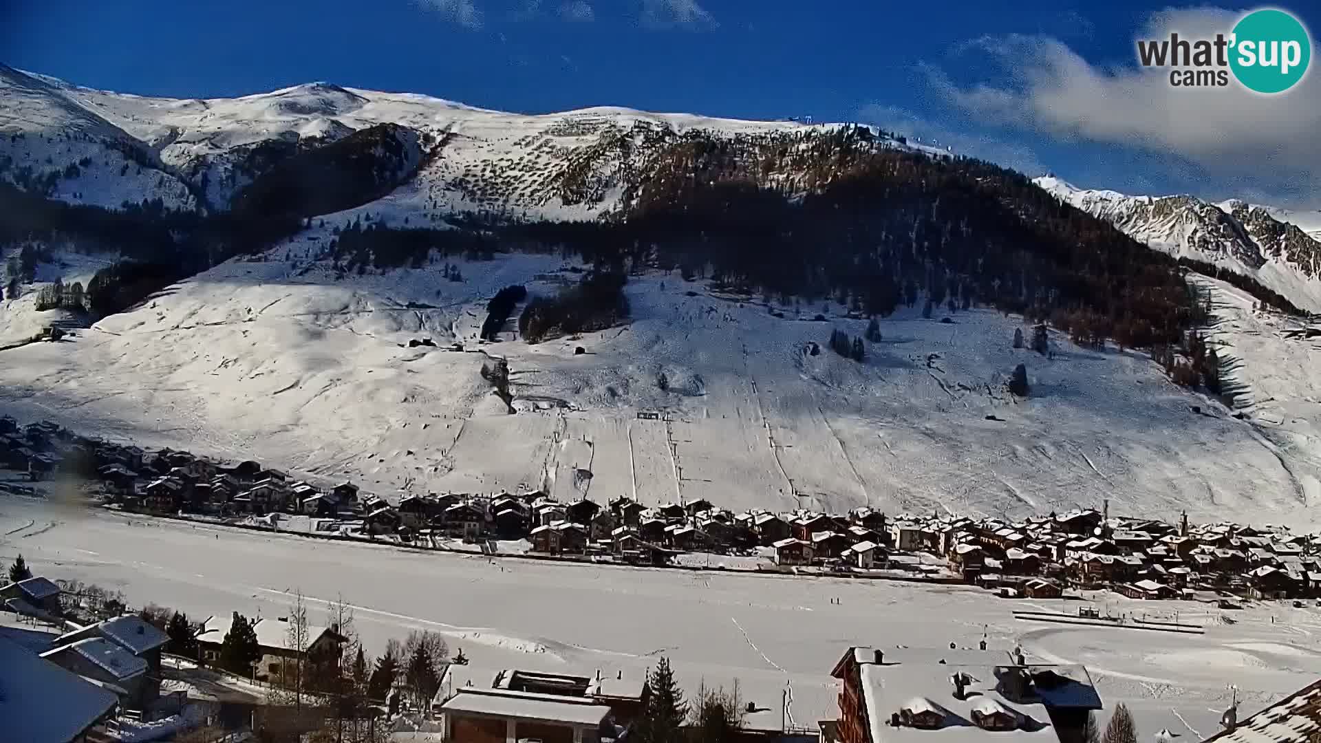 Amazing Livigno webcam panorama view from hotel Teola