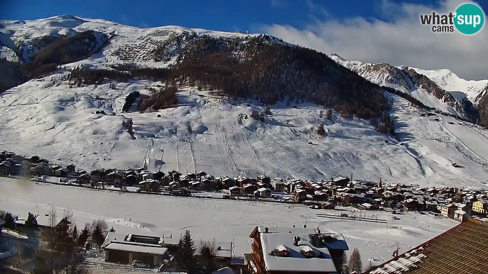 Amazing Livigno webcam panorama view from hotel Teola