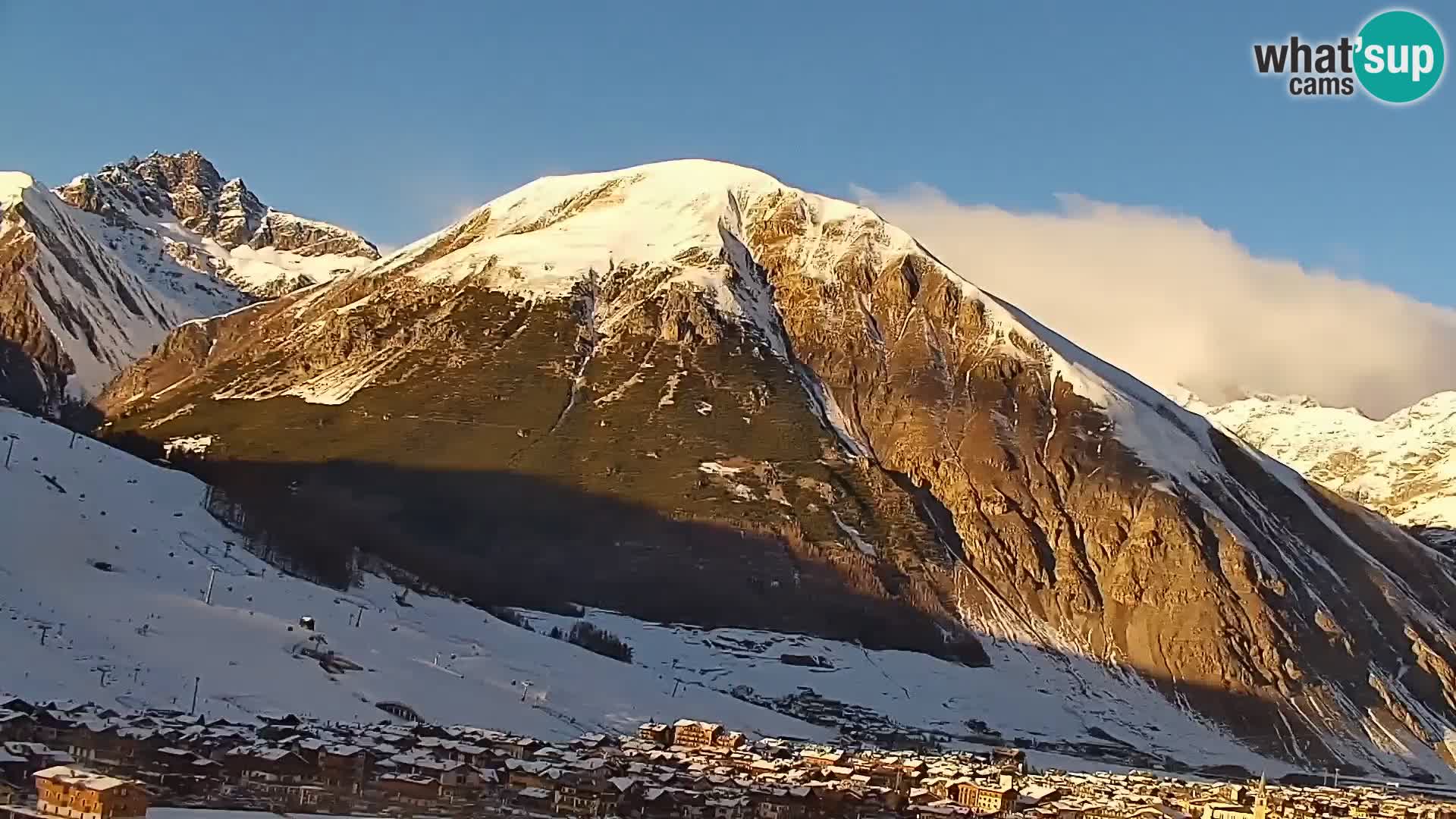 Amazing Livigno webcam panorama view from hotel Teola