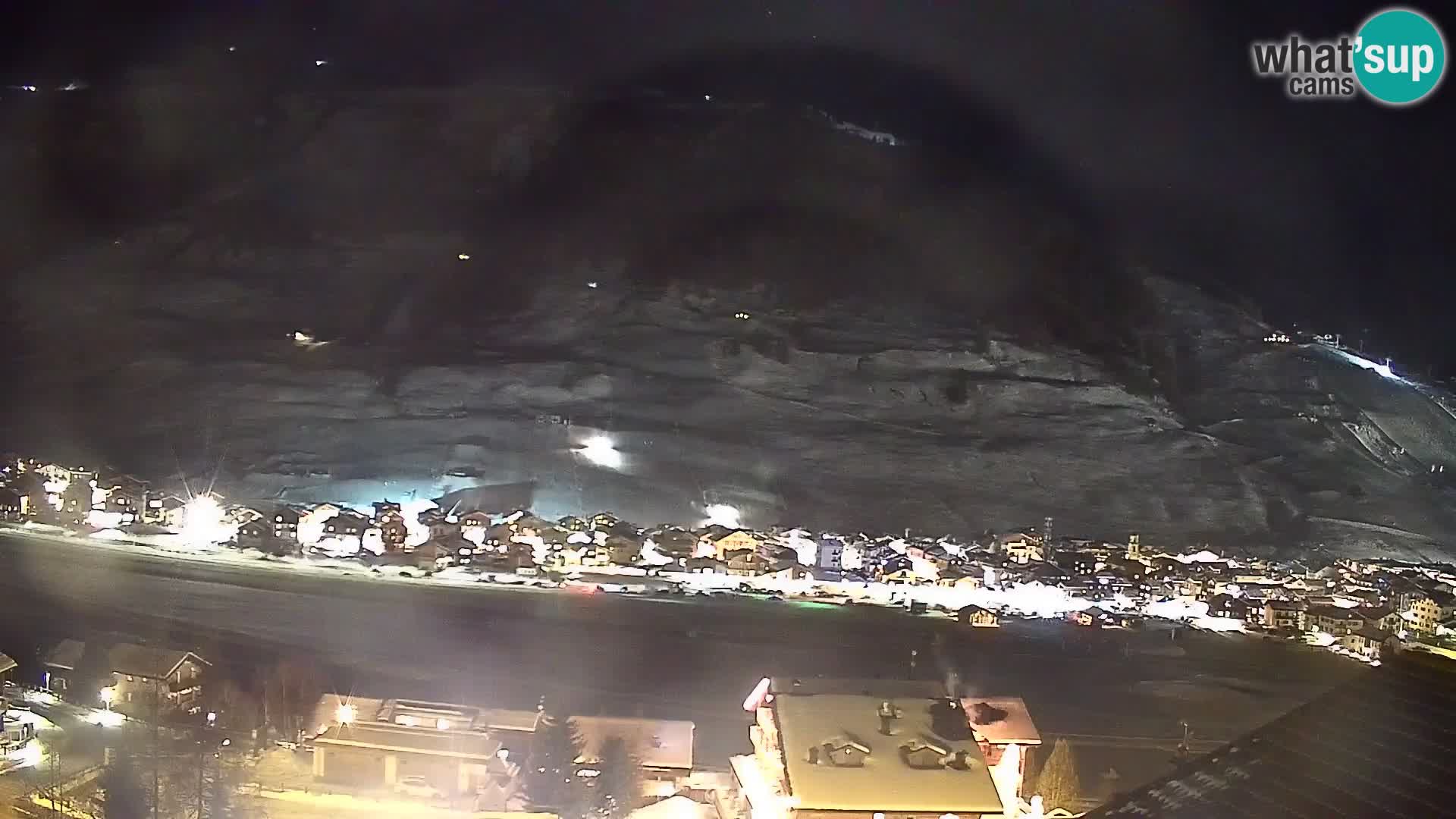 Superbe web camera Livigno, vue panoramique depuis l’hôtel Teola