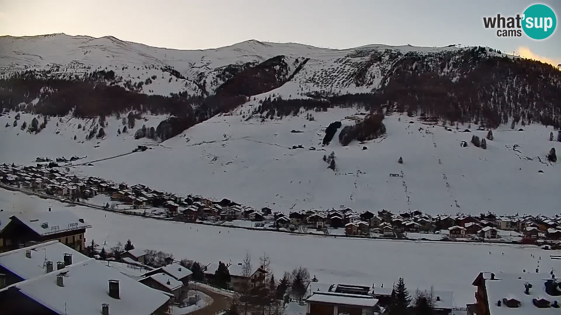 Amazing Livigno webcam panorama view from hotel Teola