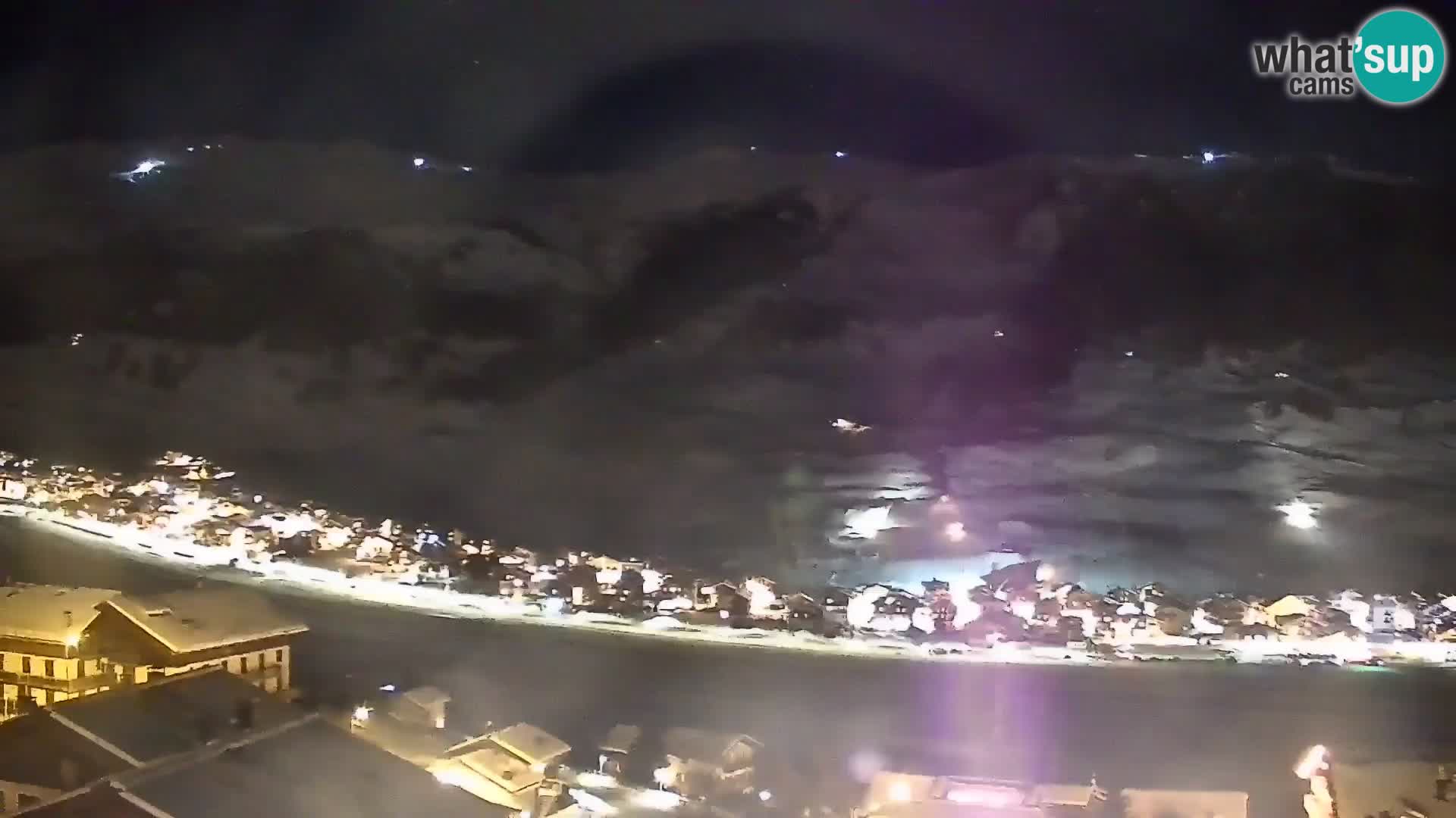 Amazing Livigno webcam panorama view from hotel Teola