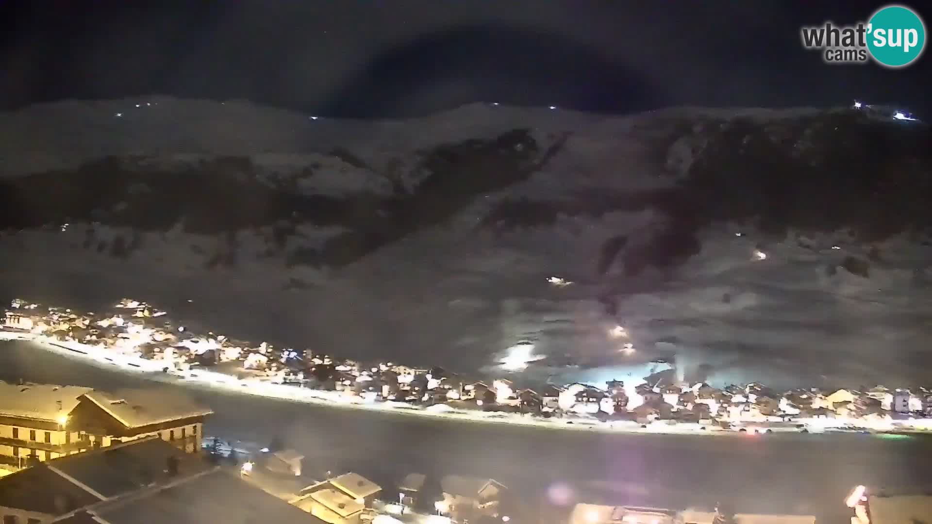 Amazing Livigno webcam panorama view from hotel Teola