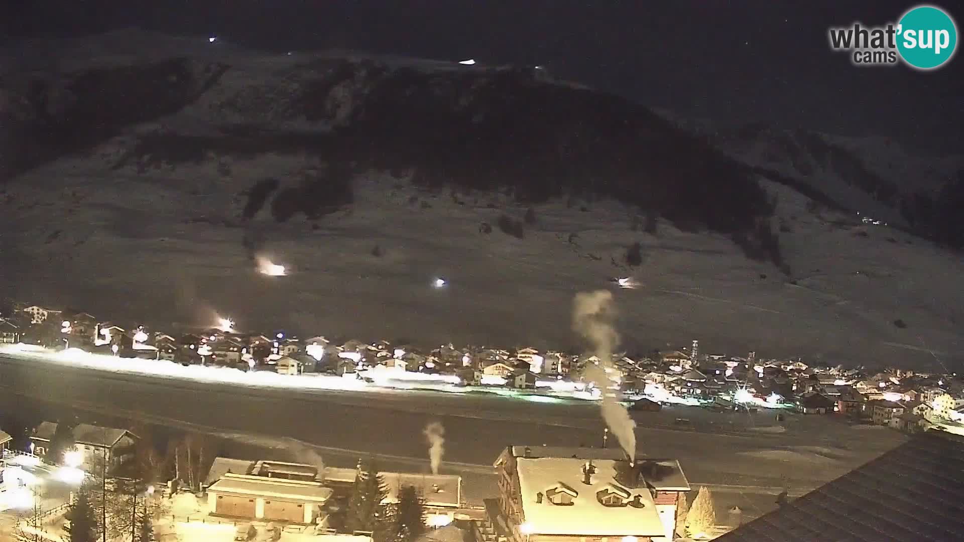 Increíble webcam de Livigno, vista panorámica desde el hotel Teola