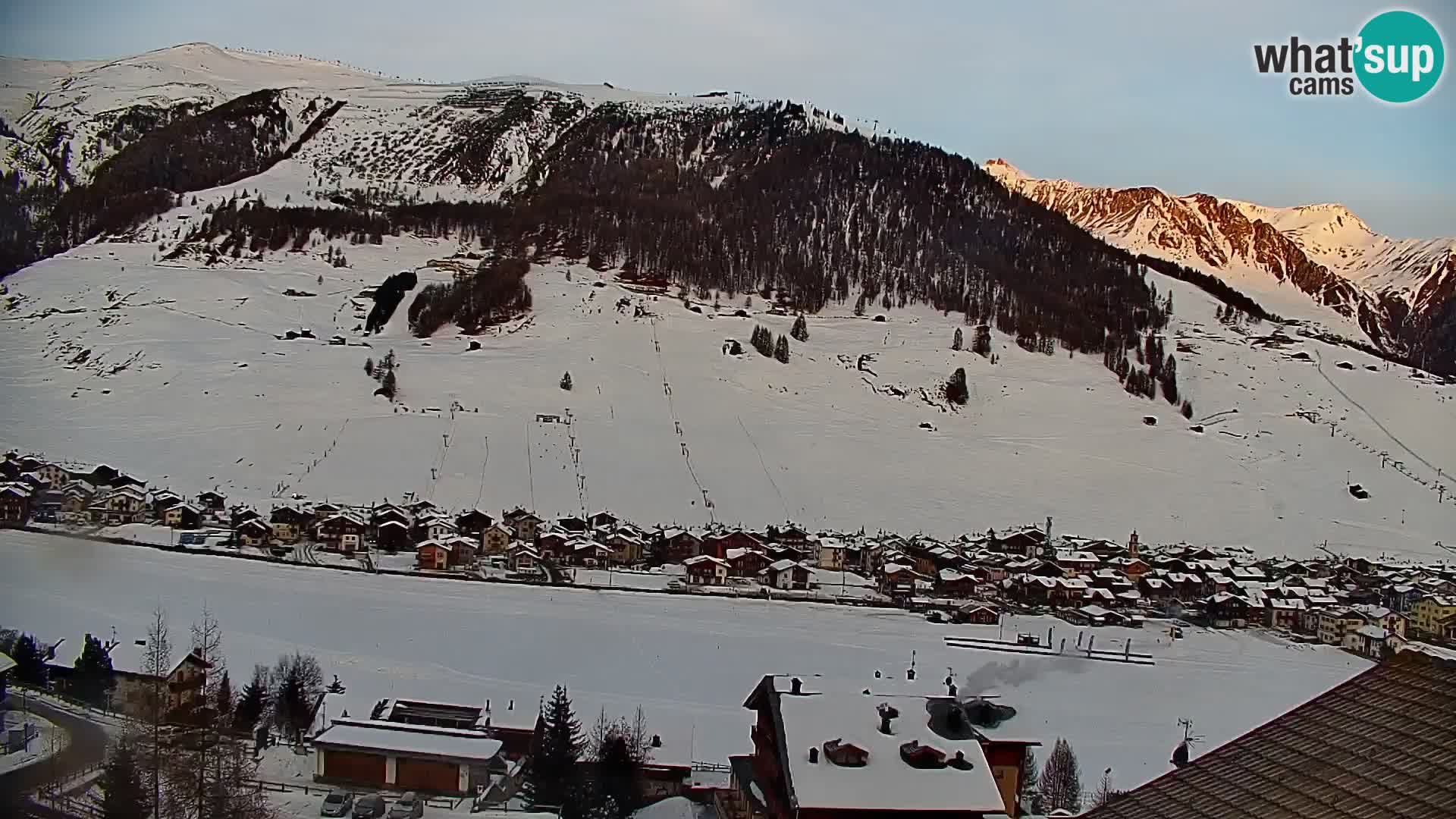 Erstaunliche Livigno Kamera, Panoramablick vom Hotel Teola