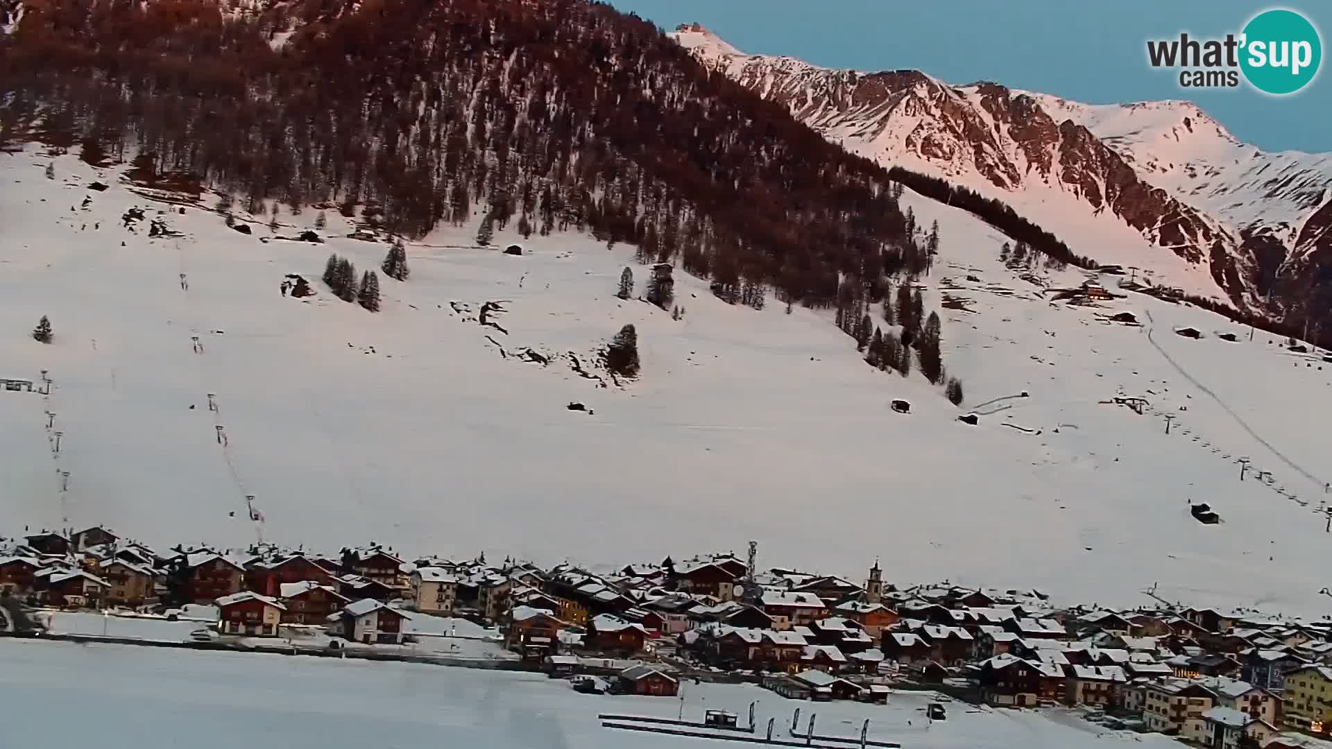 Erstaunliche Livigno Kamera, Panoramablick vom Hotel Teola