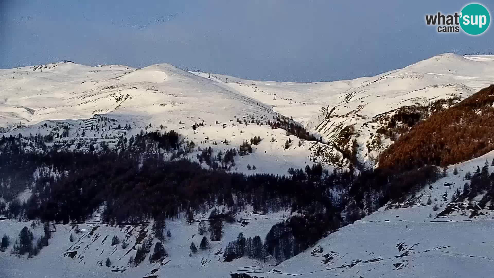 Erstaunliche Livigno Kamera, Panoramablick vom Hotel Teola