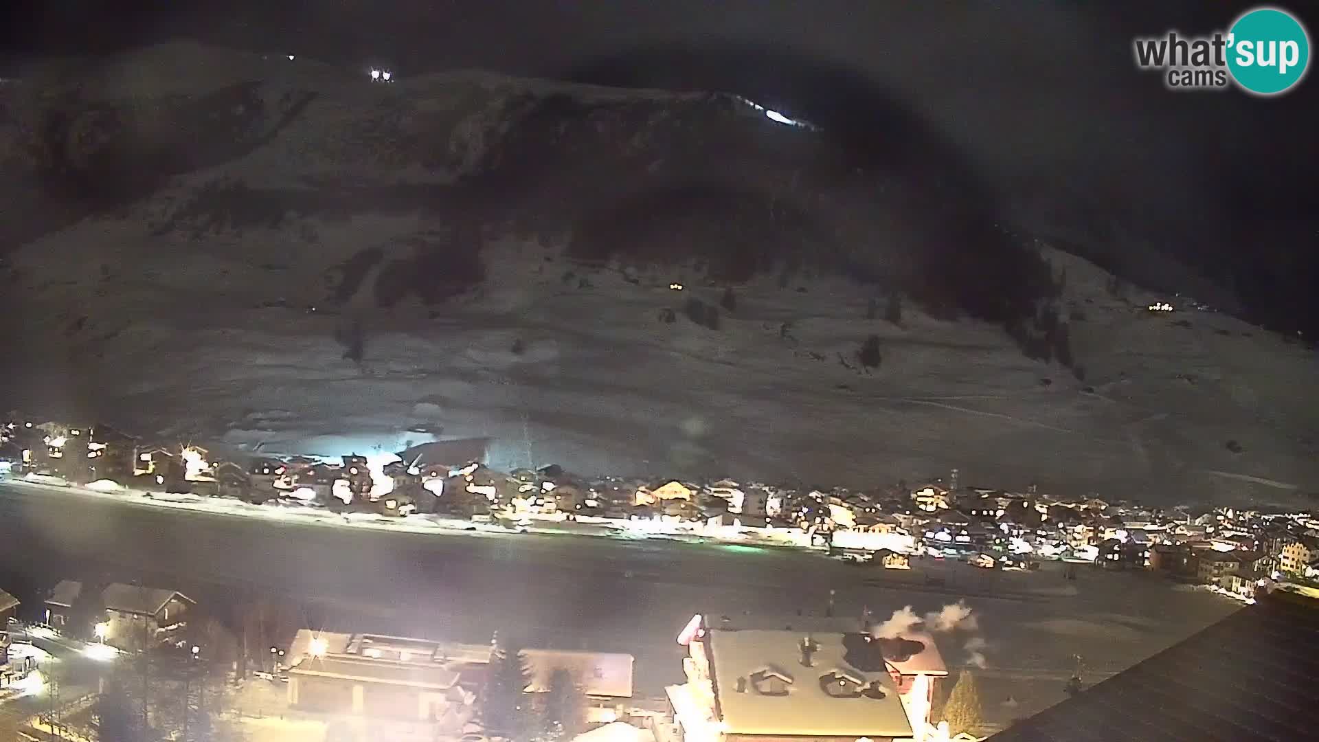 Amazing Livigno webcam panorama view from hotel Teola