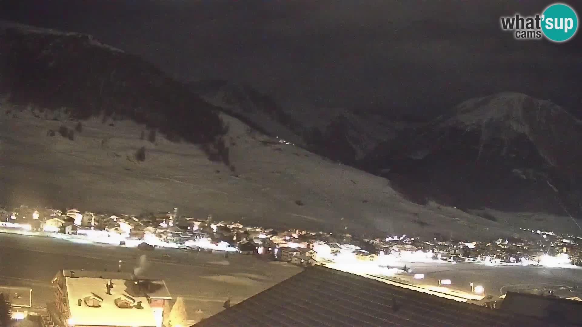 Superbe web camera Livigno, vue panoramique depuis l’hôtel Teola