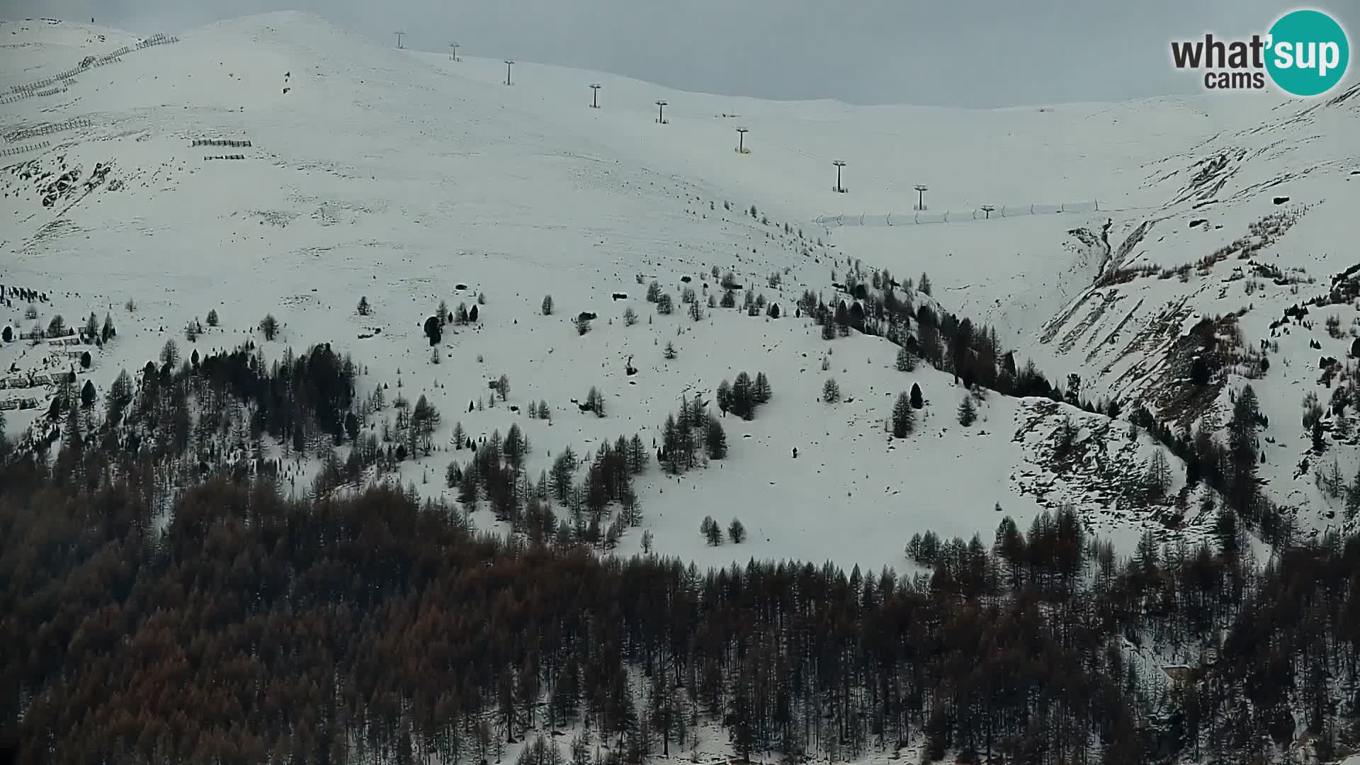 Increíble webcam de Livigno, vista panorámica desde el hotel Teola