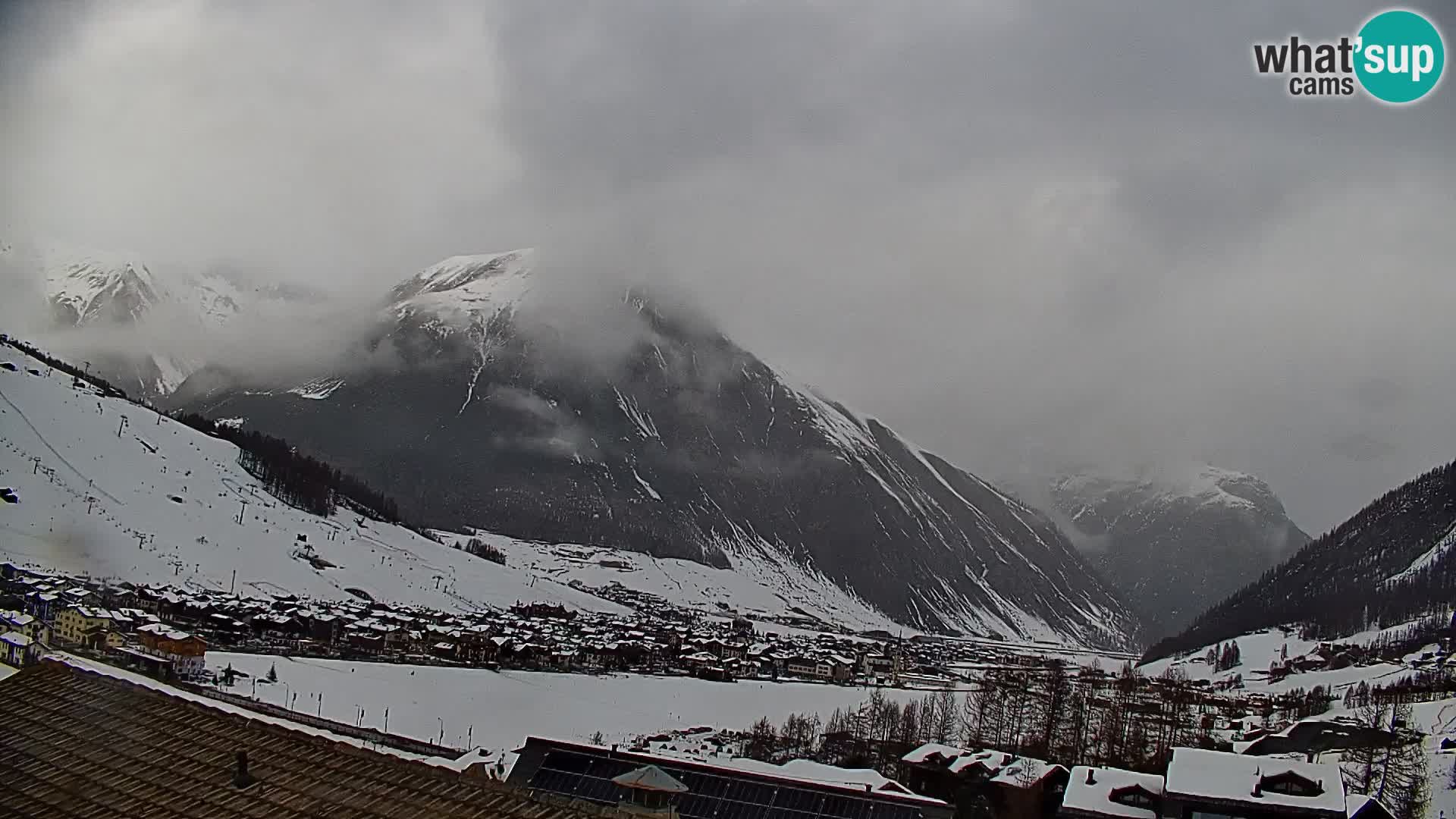 Increíble webcam de Livigno, vista panorámica desde el hotel Teola