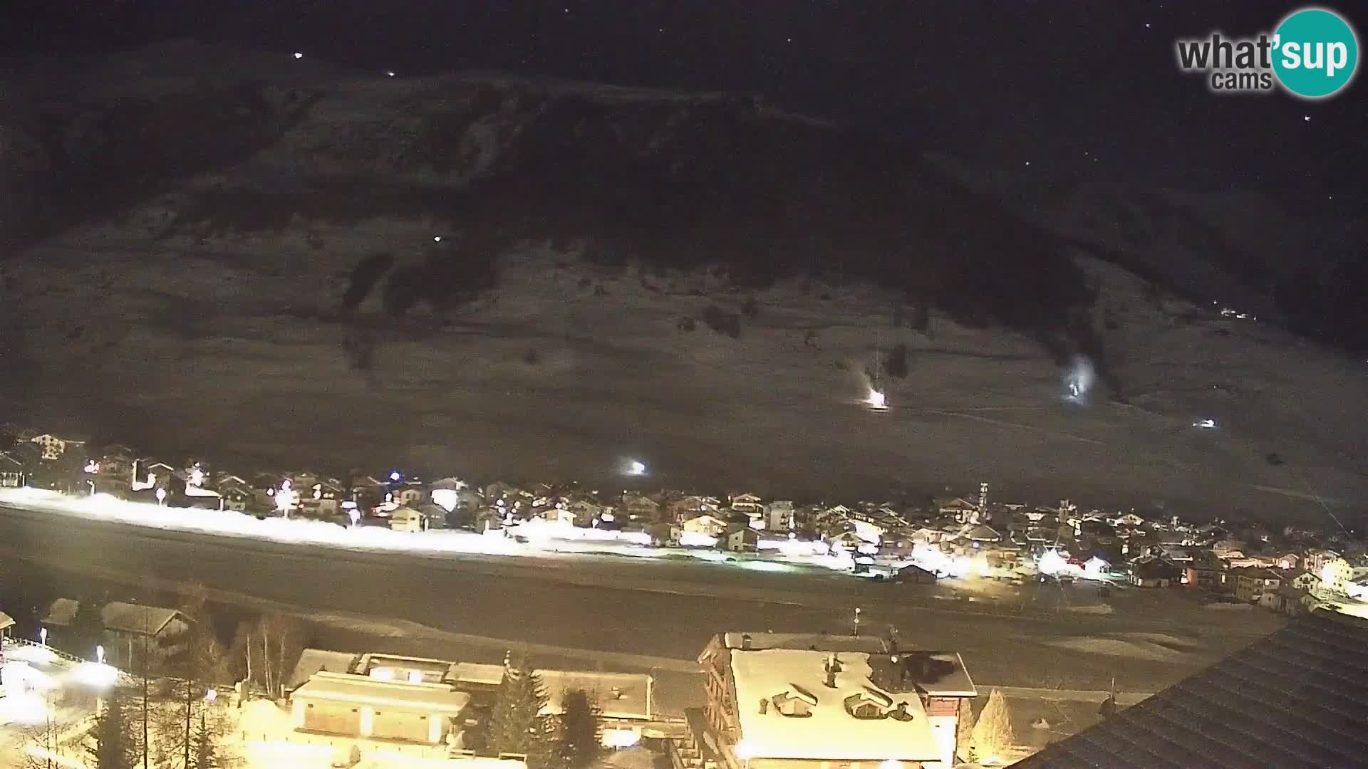 Increíble webcam de Livigno, vista panorámica desde el hotel Teola