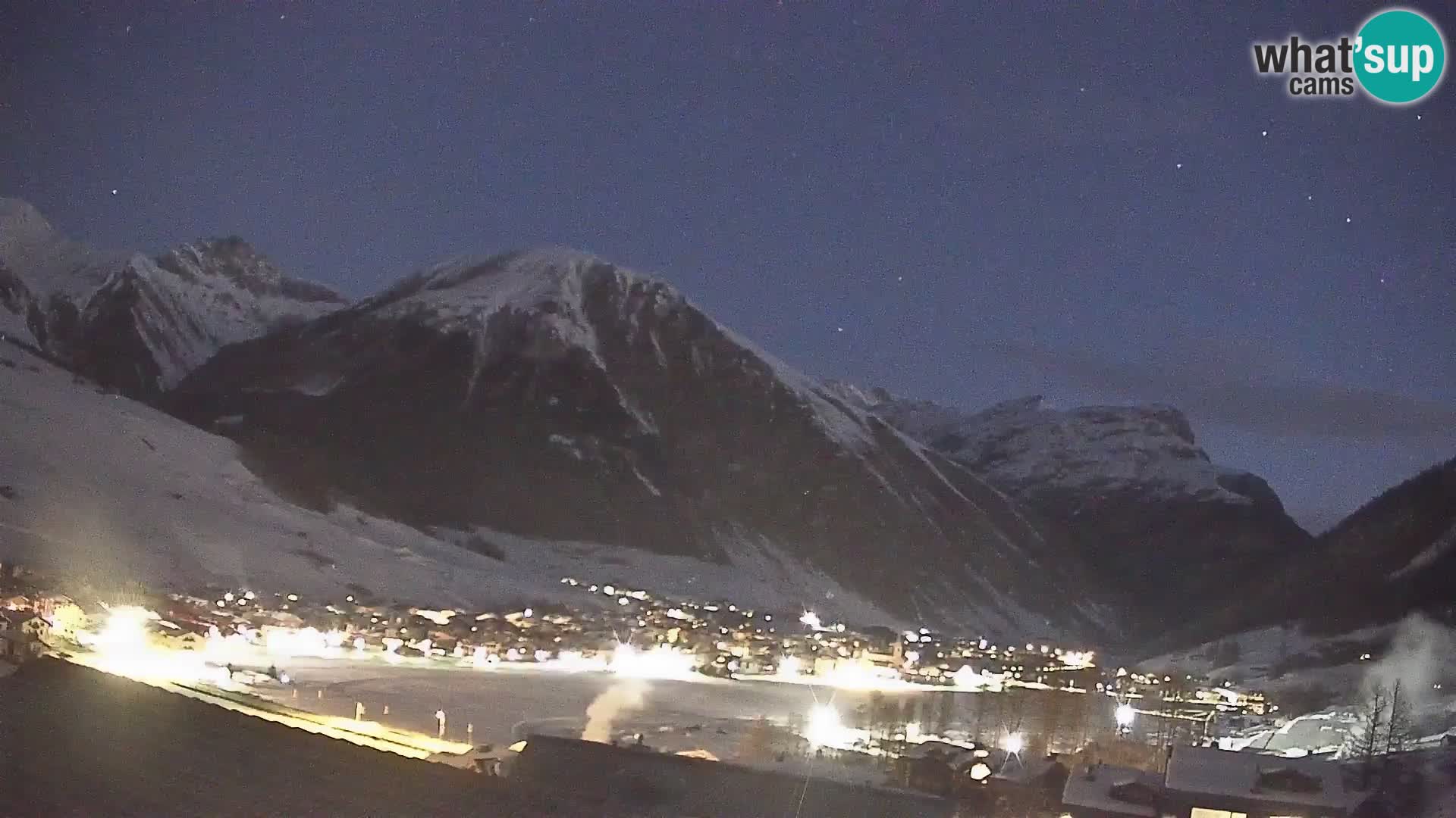 Amazing Livigno webcam panorama view from hotel Teola