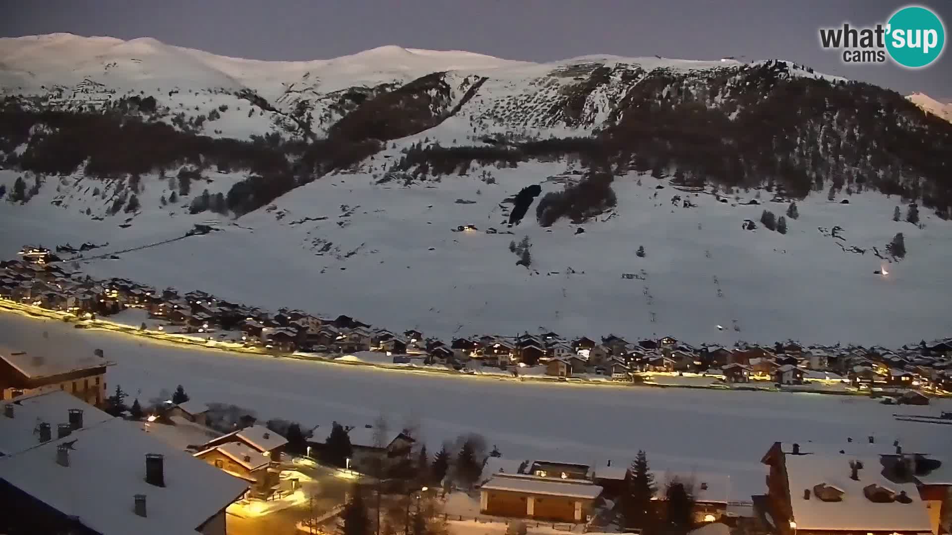 Amazing Livigno webcam panorama view from hotel Teola