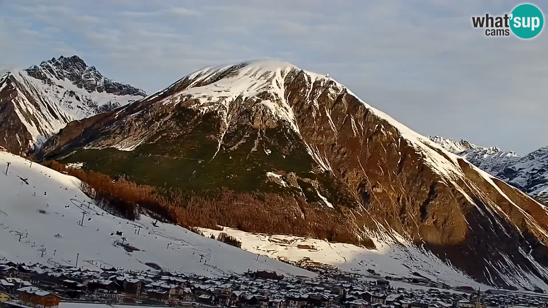 Amazing Livigno webcam panorama view from hotel Teola