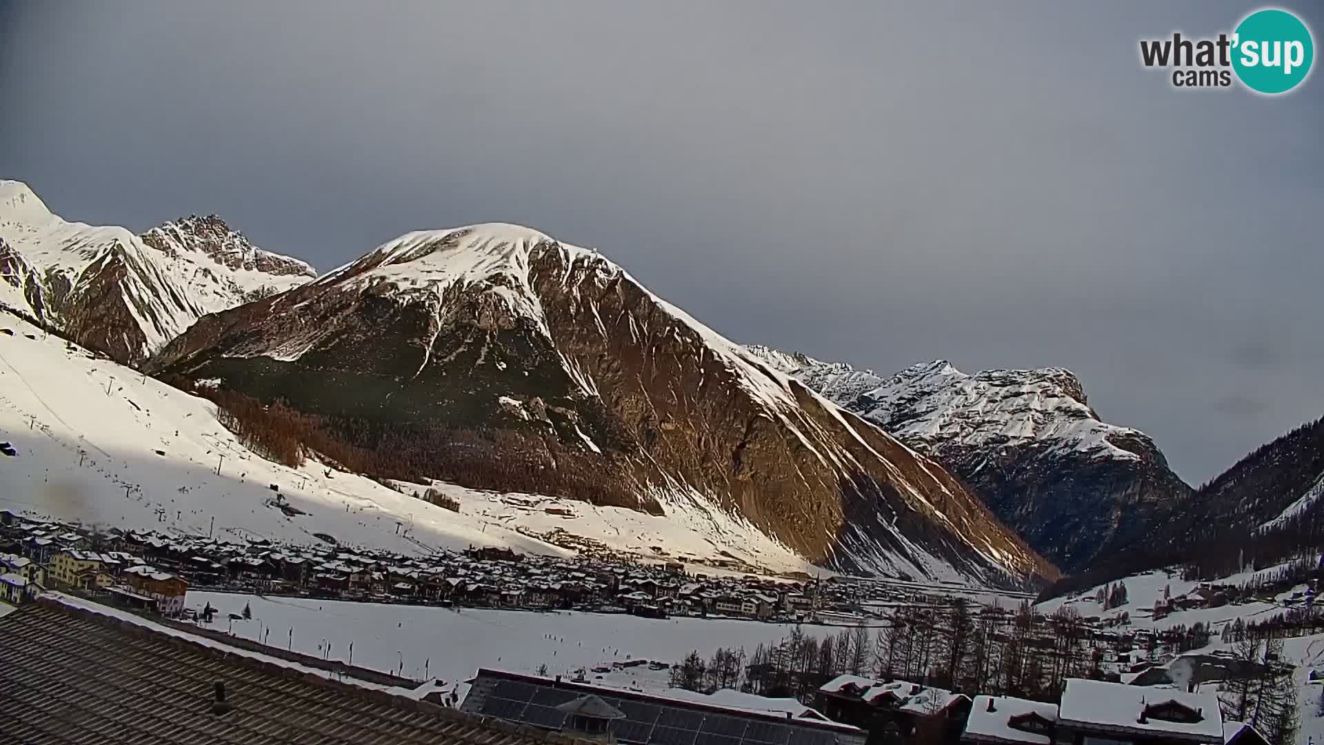 Superbe web camera Livigno, vue panoramique depuis l’hôtel Teola