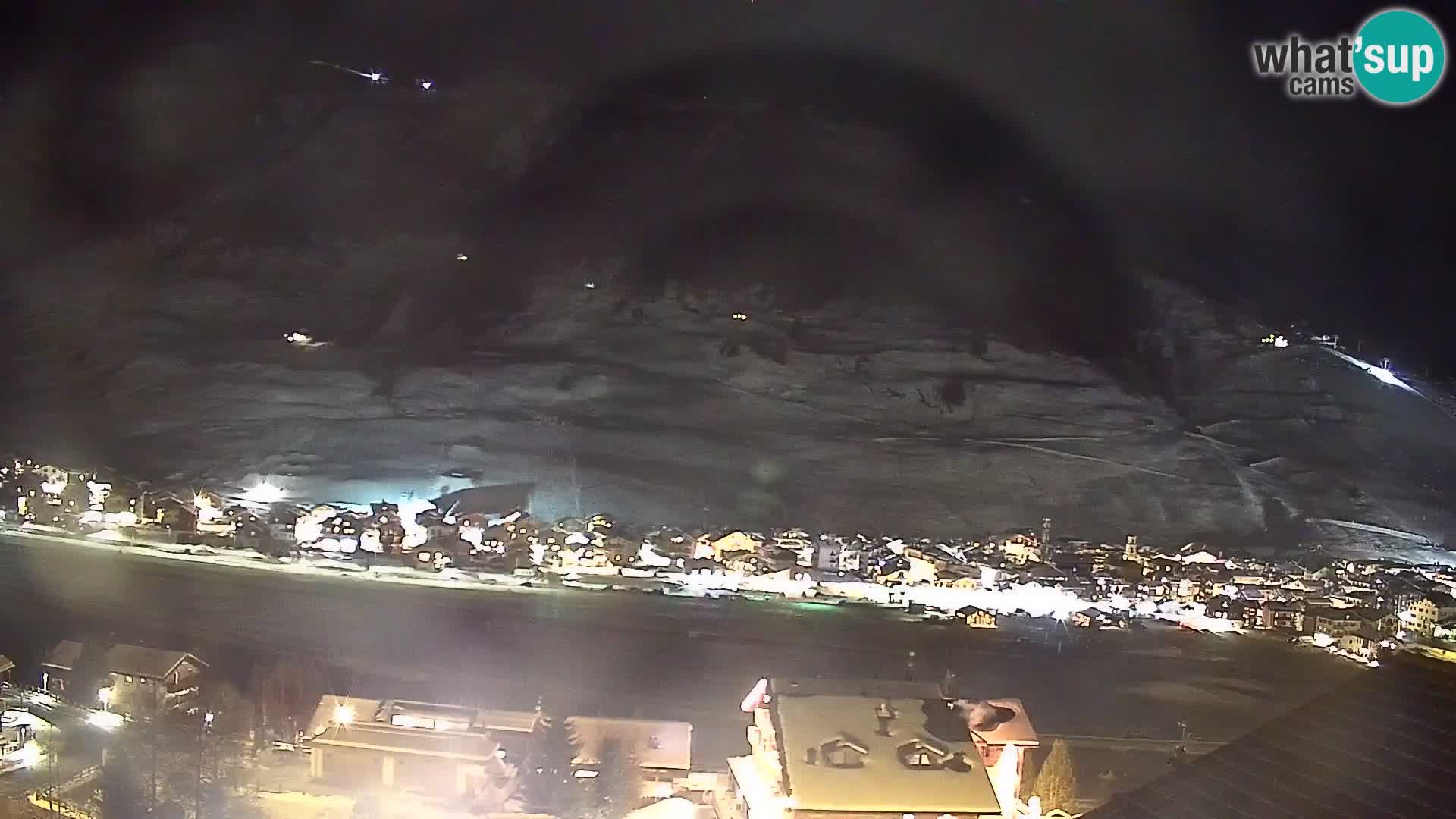 Increíble webcam de Livigno, vista panorámica desde el hotel Teola