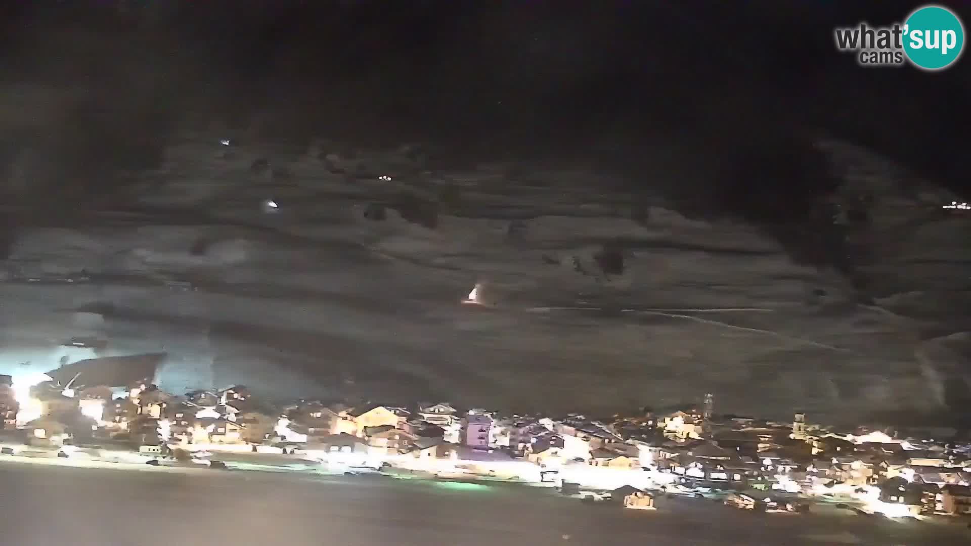 Superbe web camera Livigno, vue panoramique depuis l’hôtel Teola