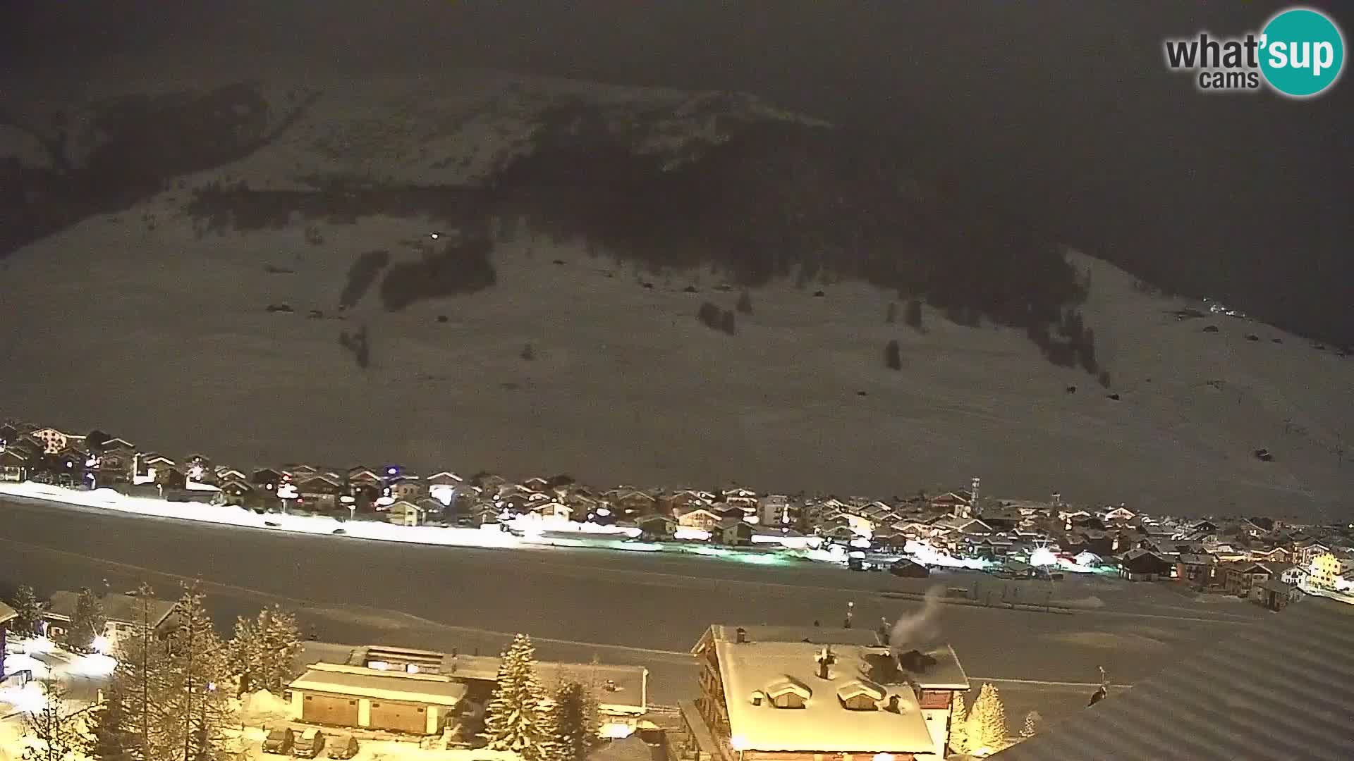 Increíble webcam de Livigno, vista panorámica desde el hotel Teola