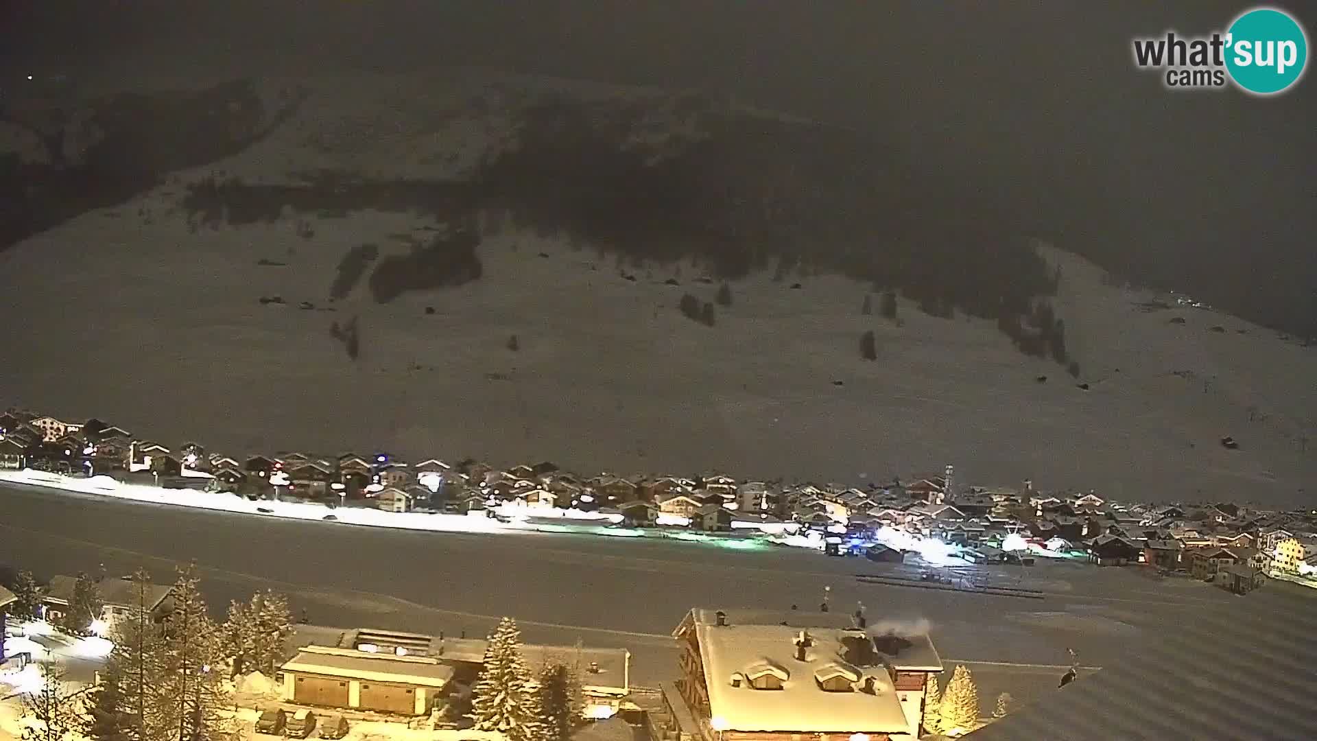 Superbe web camera Livigno, vue panoramique depuis l’hôtel Teola