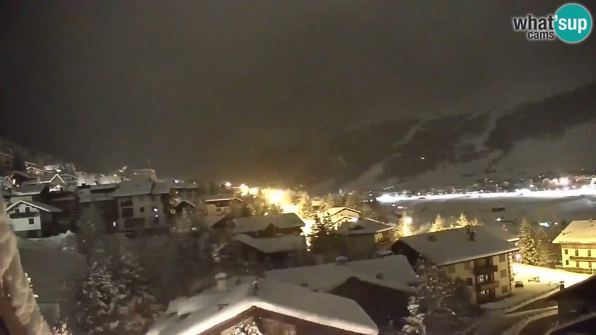 Superbe web camera Livigno, vue panoramique depuis l’hôtel Teola