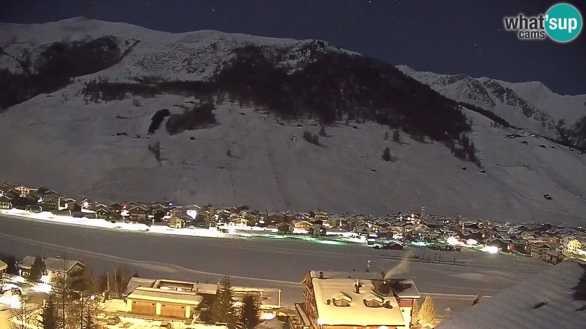 Superbe web camera Livigno, vue panoramique depuis l’hôtel Teola