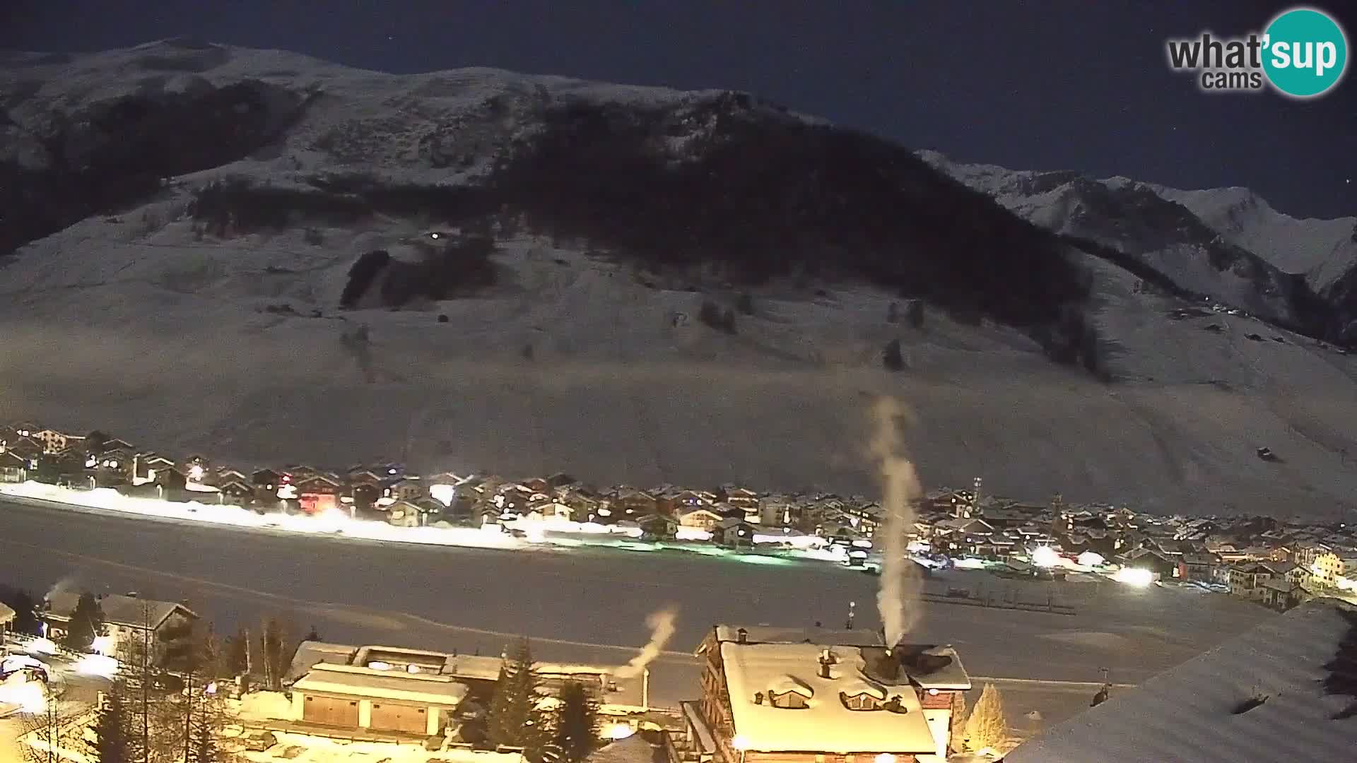 Increíble webcam de Livigno, vista panorámica desde el hotel Teola