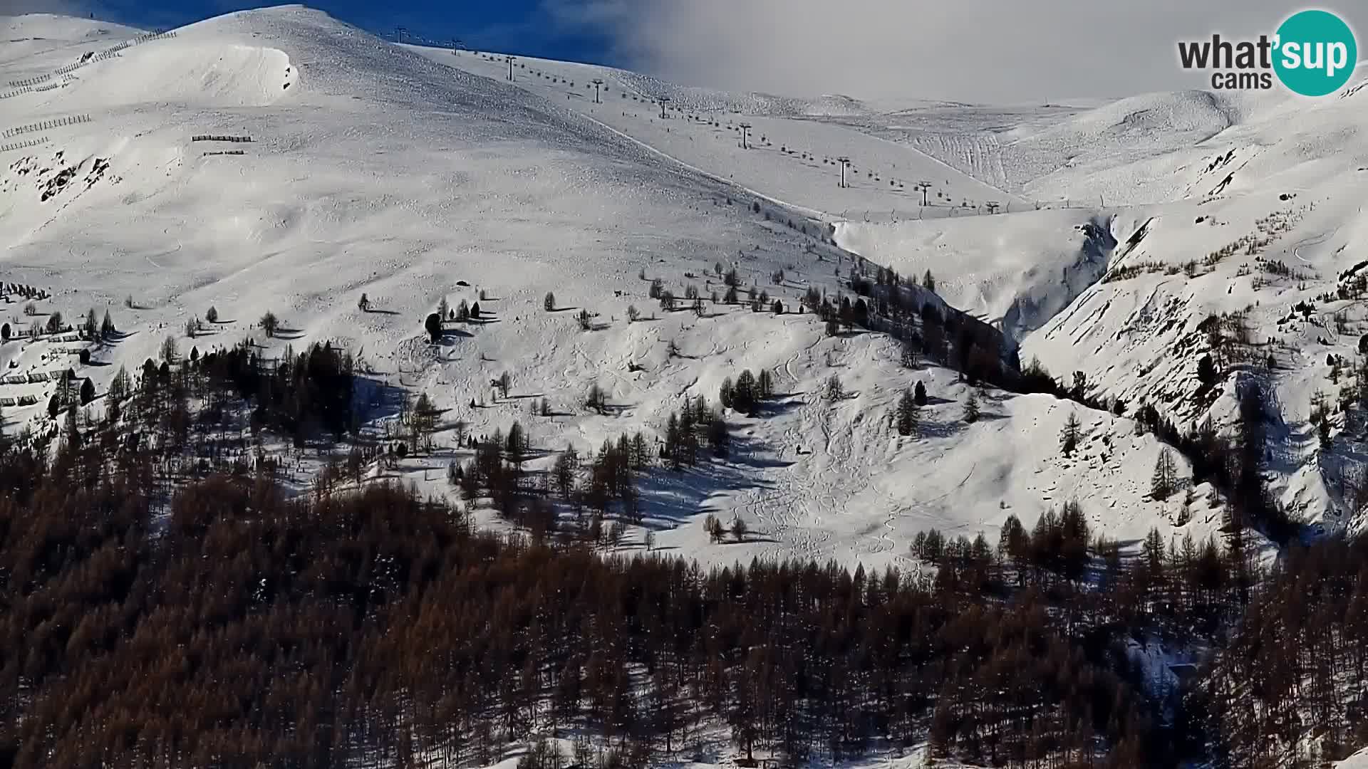 Superbe web camera Livigno, vue panoramique depuis l’hôtel Teola