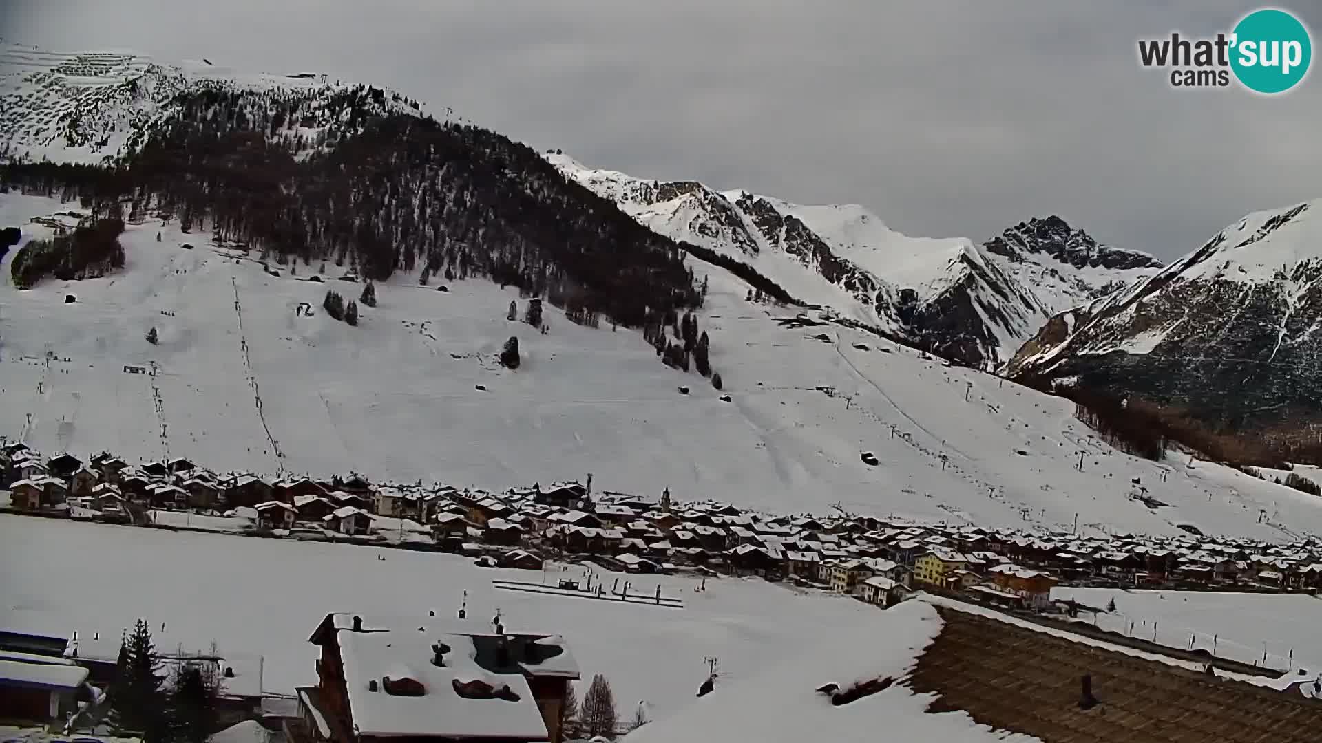 Erstaunliche Livigno Kamera, Panoramablick vom Hotel Teola