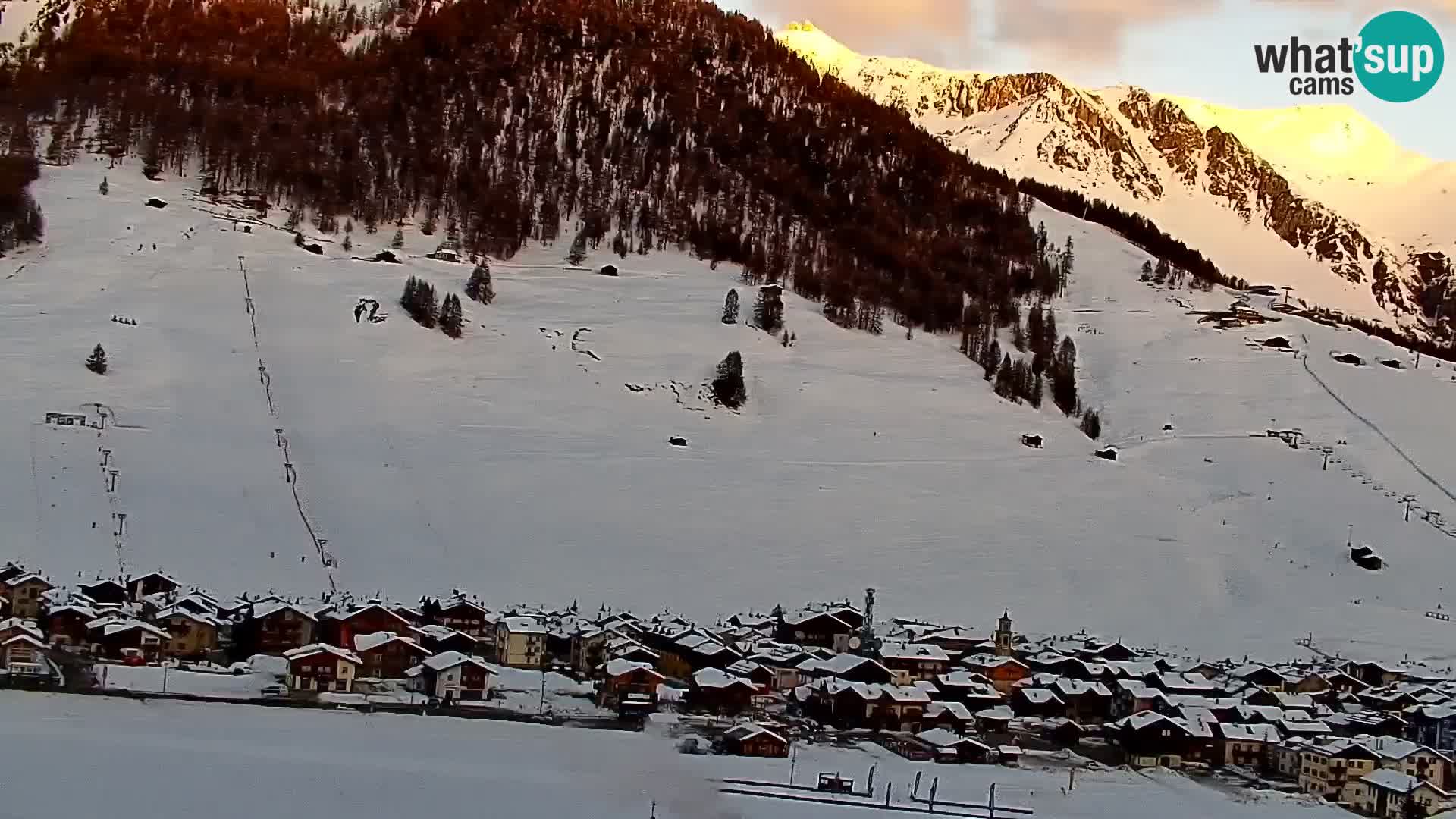 Erstaunliche Livigno Kamera, Panoramablick vom Hotel Teola