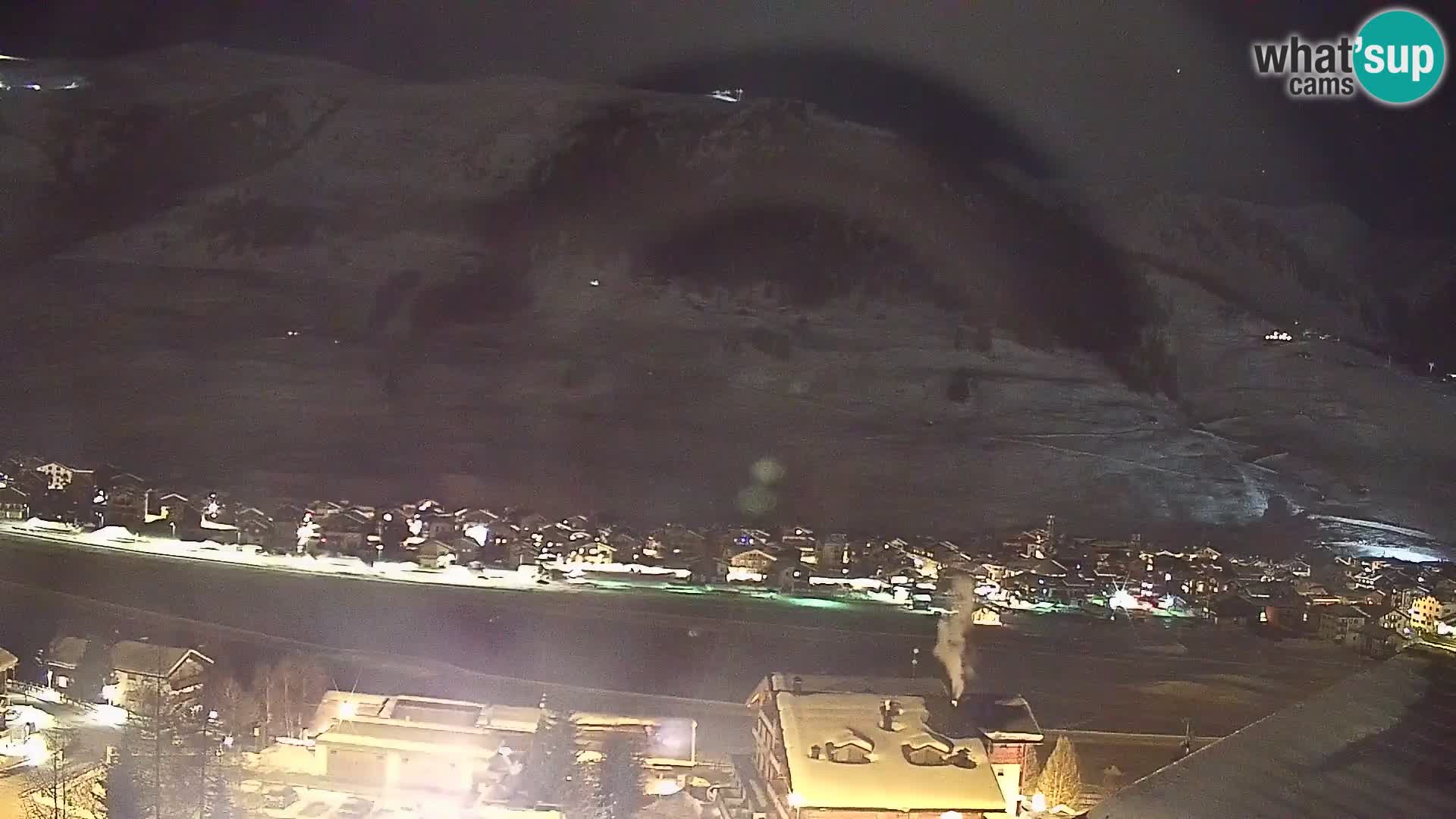 Superbe web camera Livigno, vue panoramique depuis l’hôtel Teola