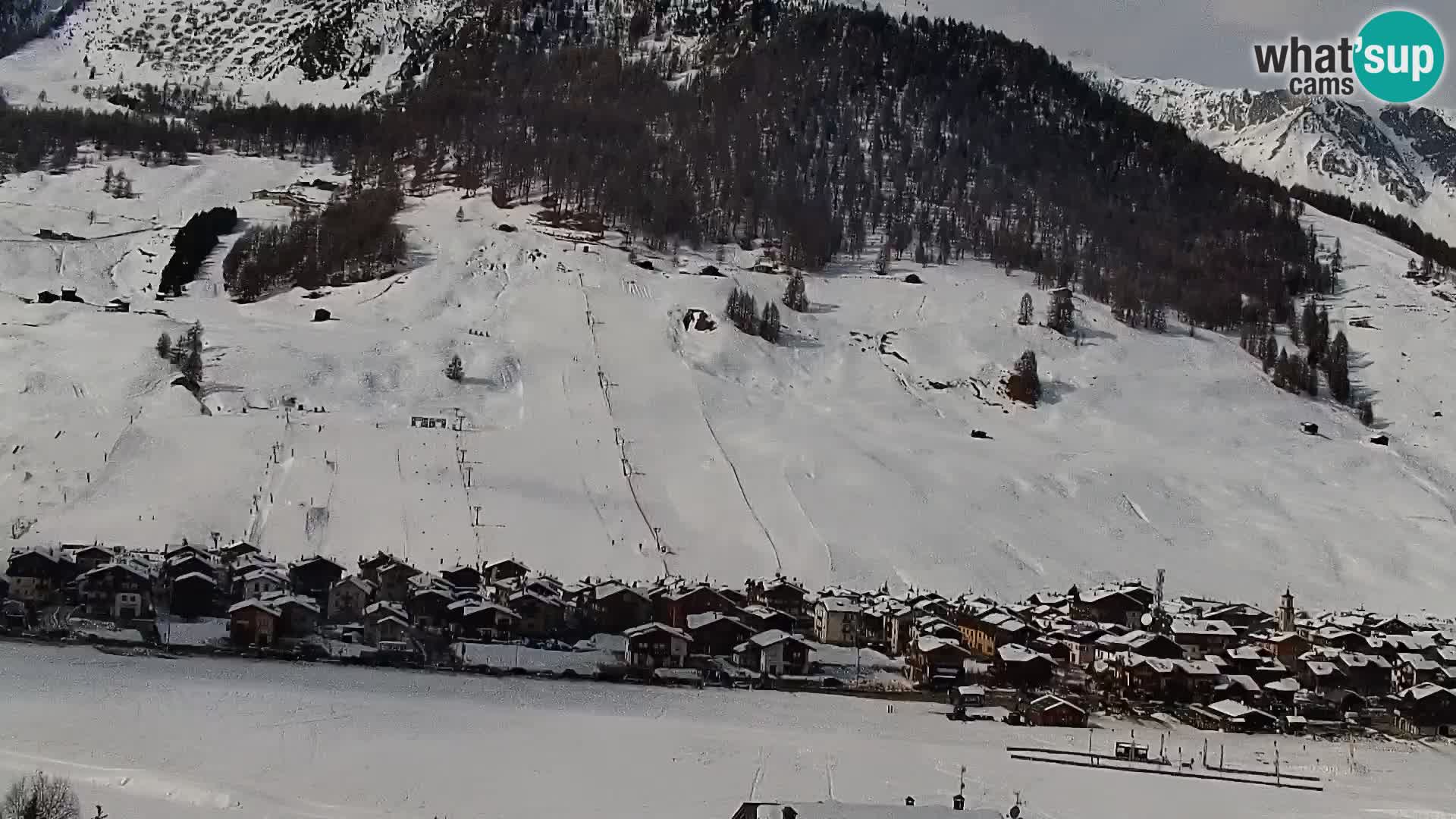 Amazing Livigno webcam panorama view from hotel Teola