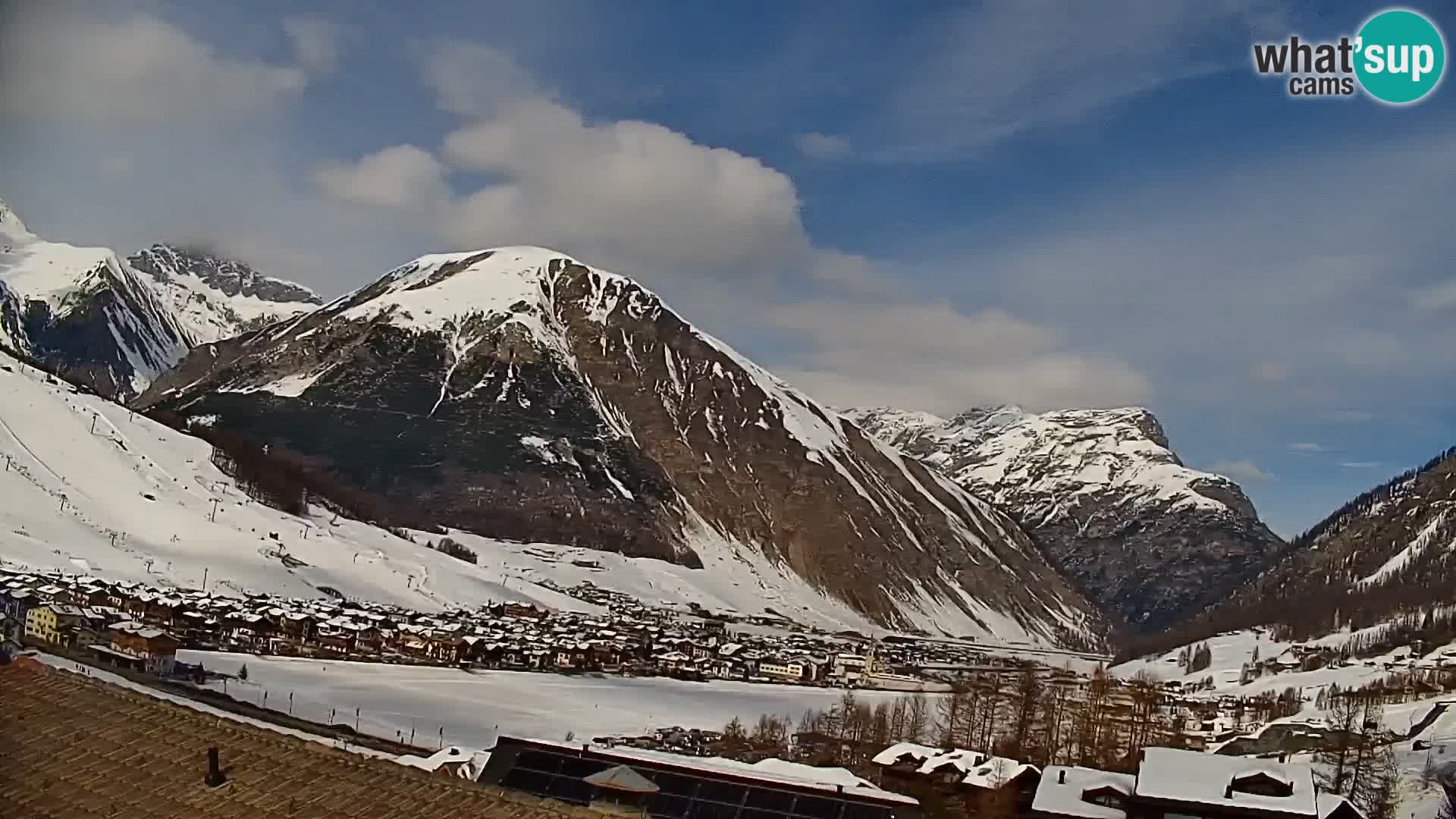 Superbe web camera Livigno, vue panoramique depuis l’hôtel Teola