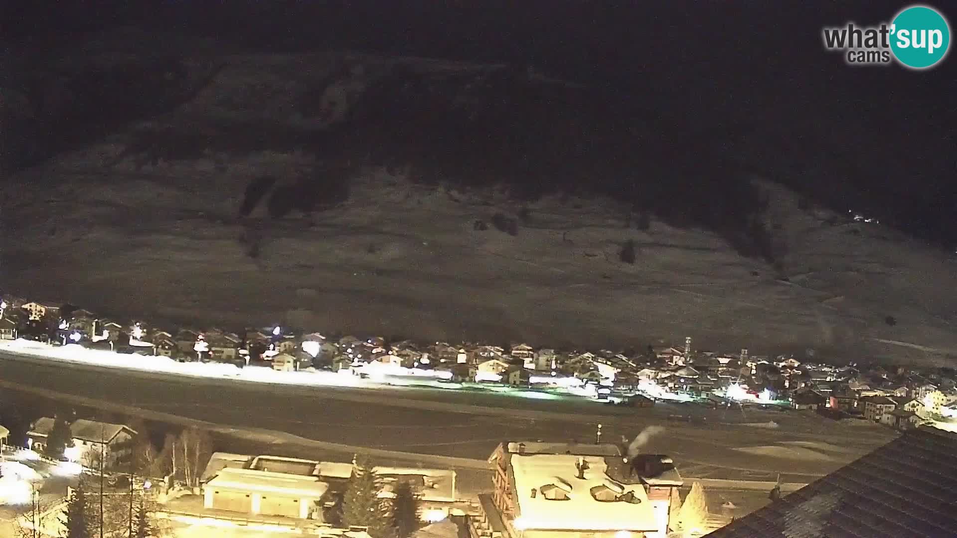 Increíble webcam de Livigno, vista panorámica desde el hotel Teola