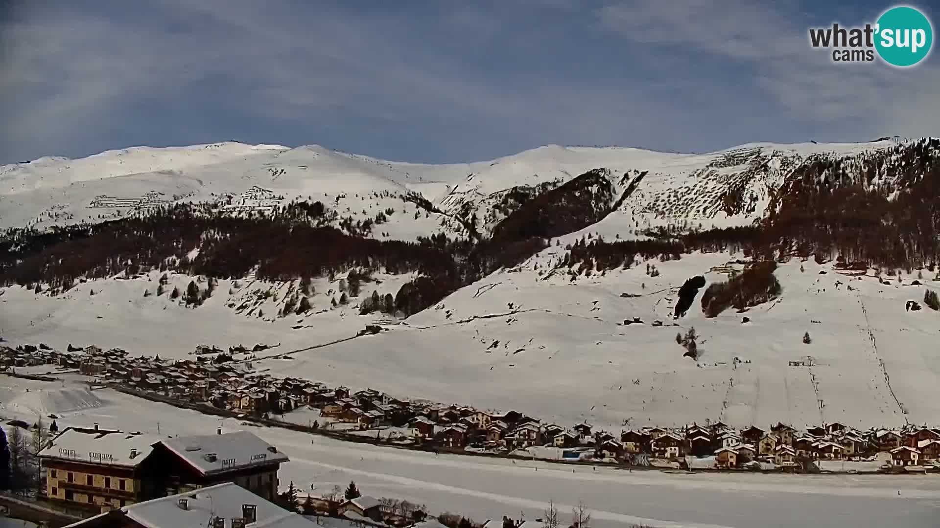 Spletna kamera Livigno panorama | pogled iz hotela Teola