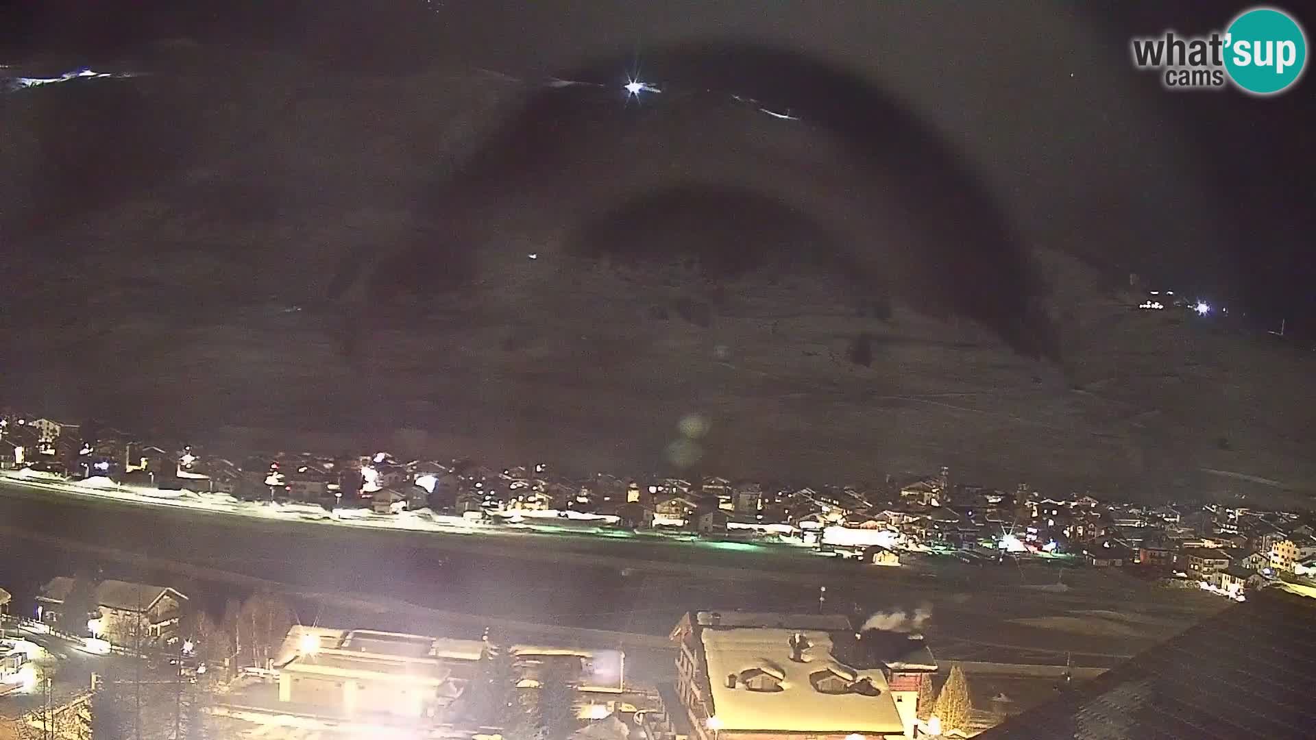 Increíble webcam de Livigno, vista panorámica desde el hotel Teola