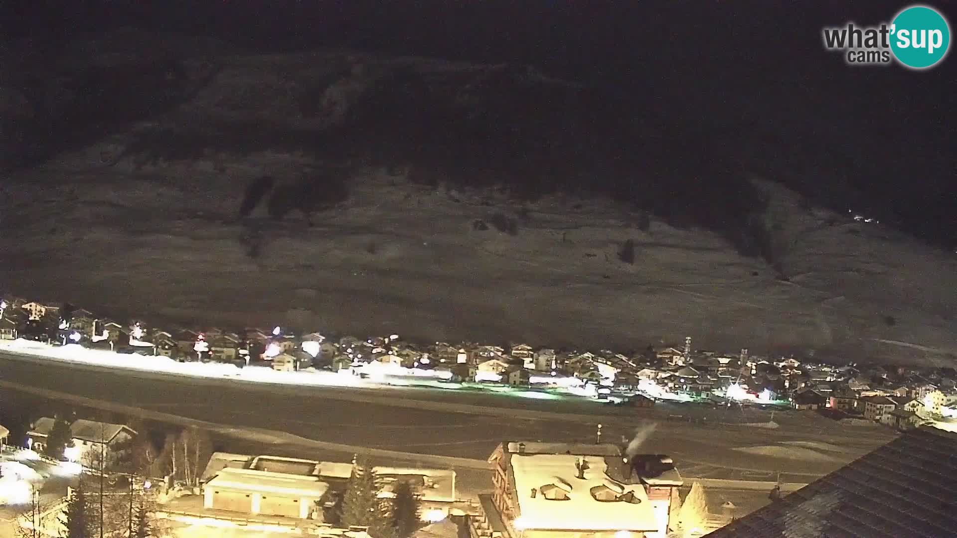 Increíble webcam de Livigno, vista panorámica desde el hotel Teola