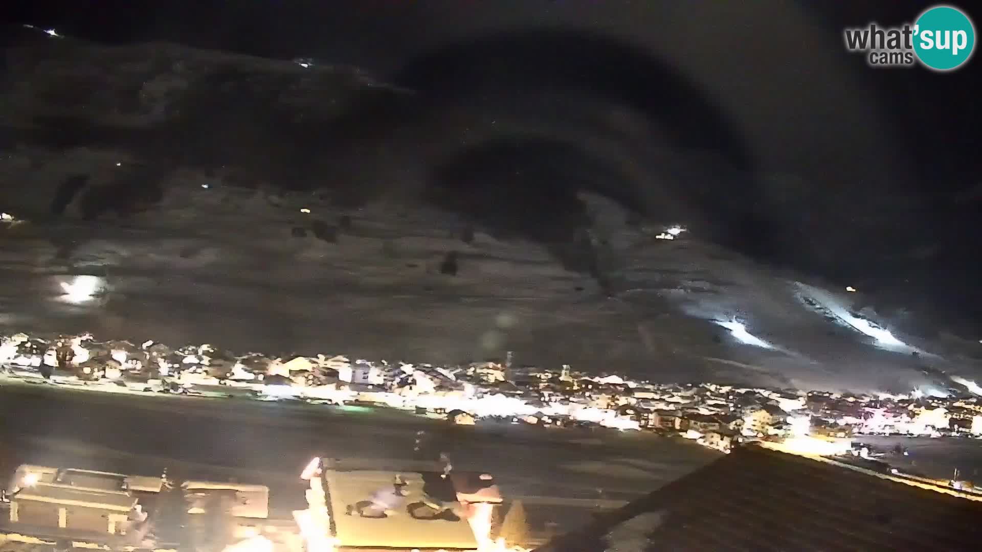 Superbe web camera Livigno, vue panoramique depuis l’hôtel Teola