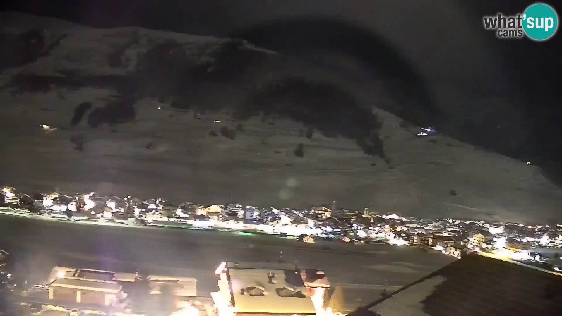 Increíble webcam de Livigno, vista panorámica desde el hotel Teola