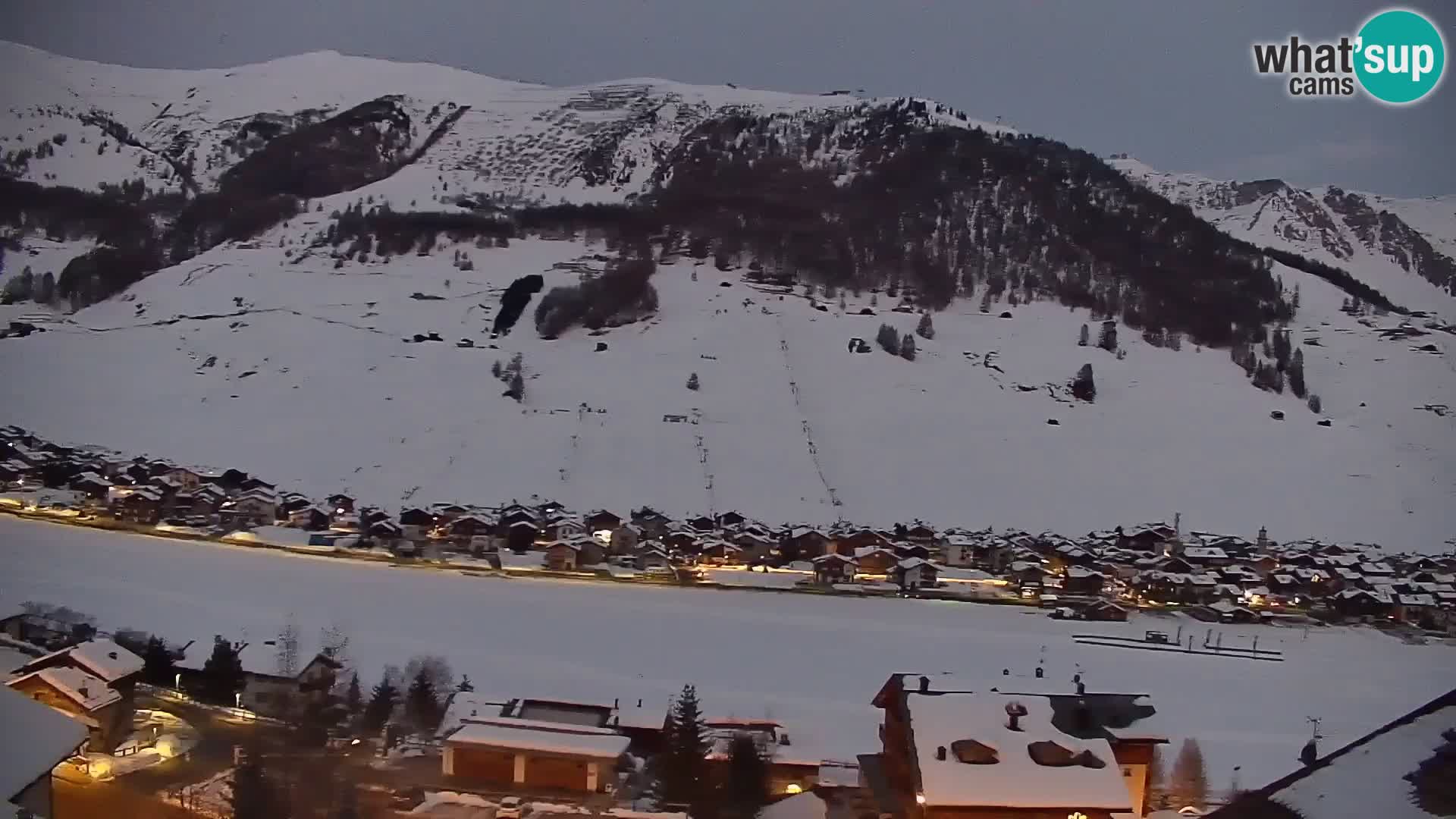 Increíble webcam de Livigno, vista panorámica desde el hotel Teola