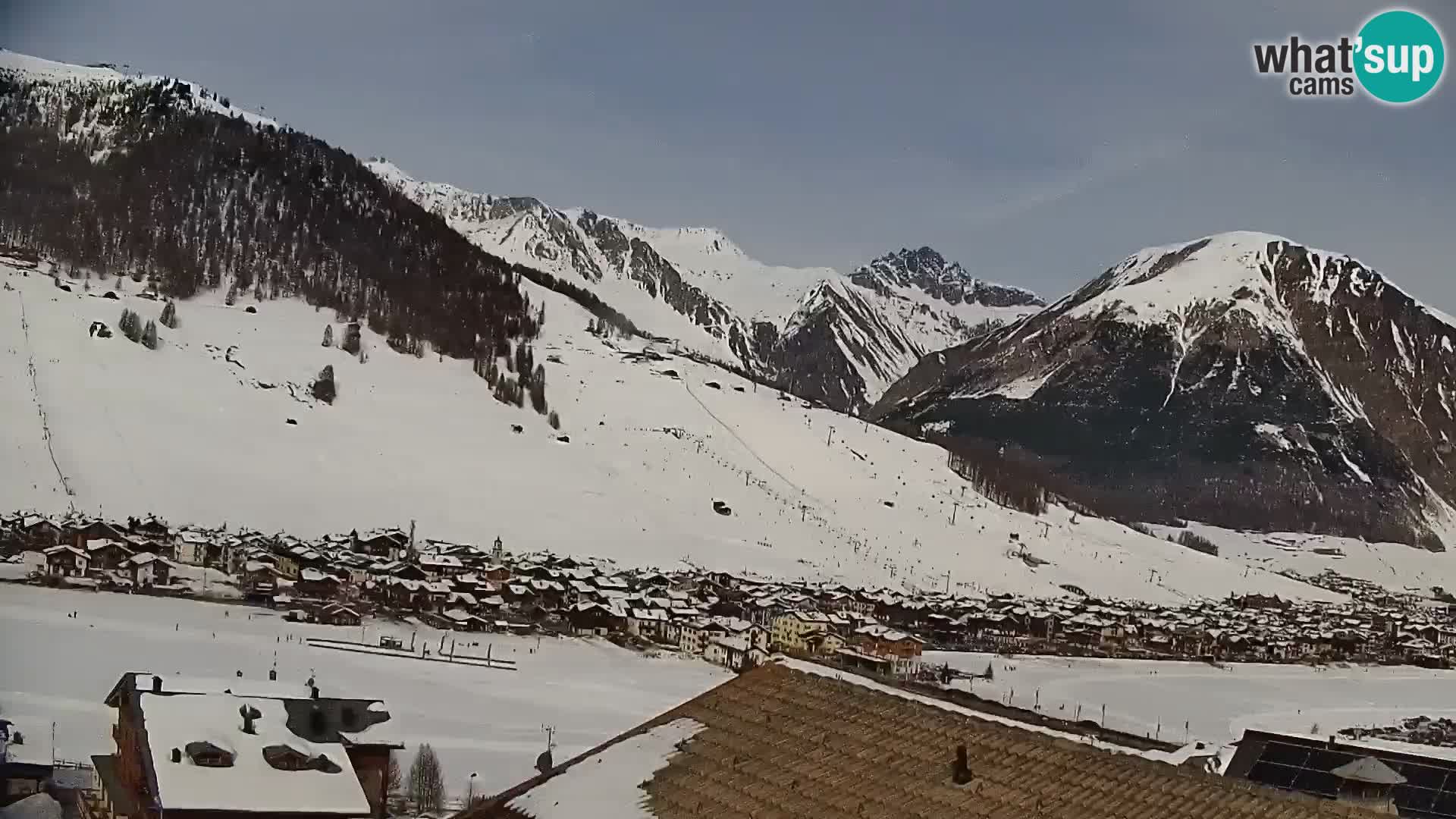 Erstaunliche Livigno Kamera, Panoramablick vom Hotel Teola