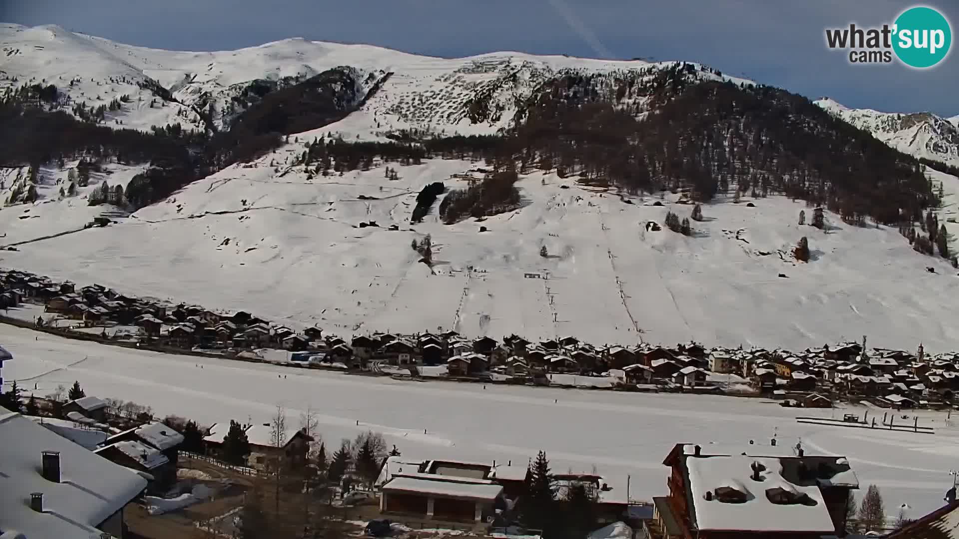 Amazing Livigno webcam panorama view from hotel Teola