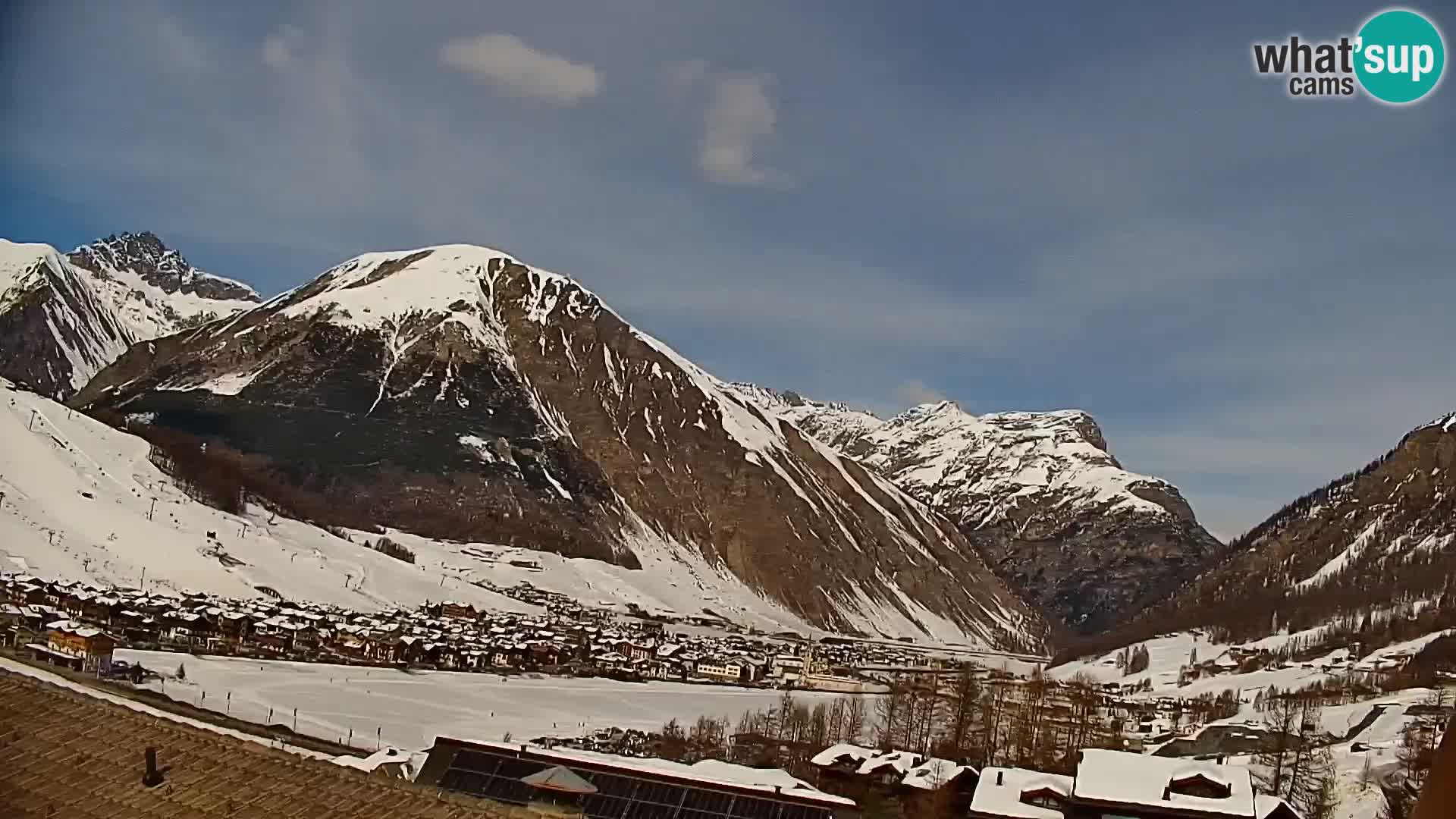 Amazing Livigno webcam panorama view from hotel Teola