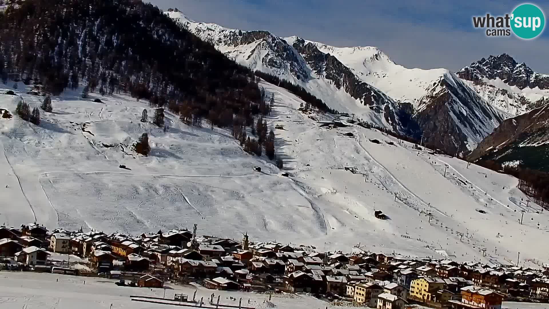 Amazing Livigno webcam panorama view from hotel Teola