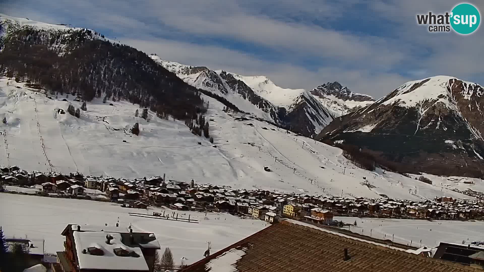 Stupenda webcam Livigno panoramica dall’hotel Teola