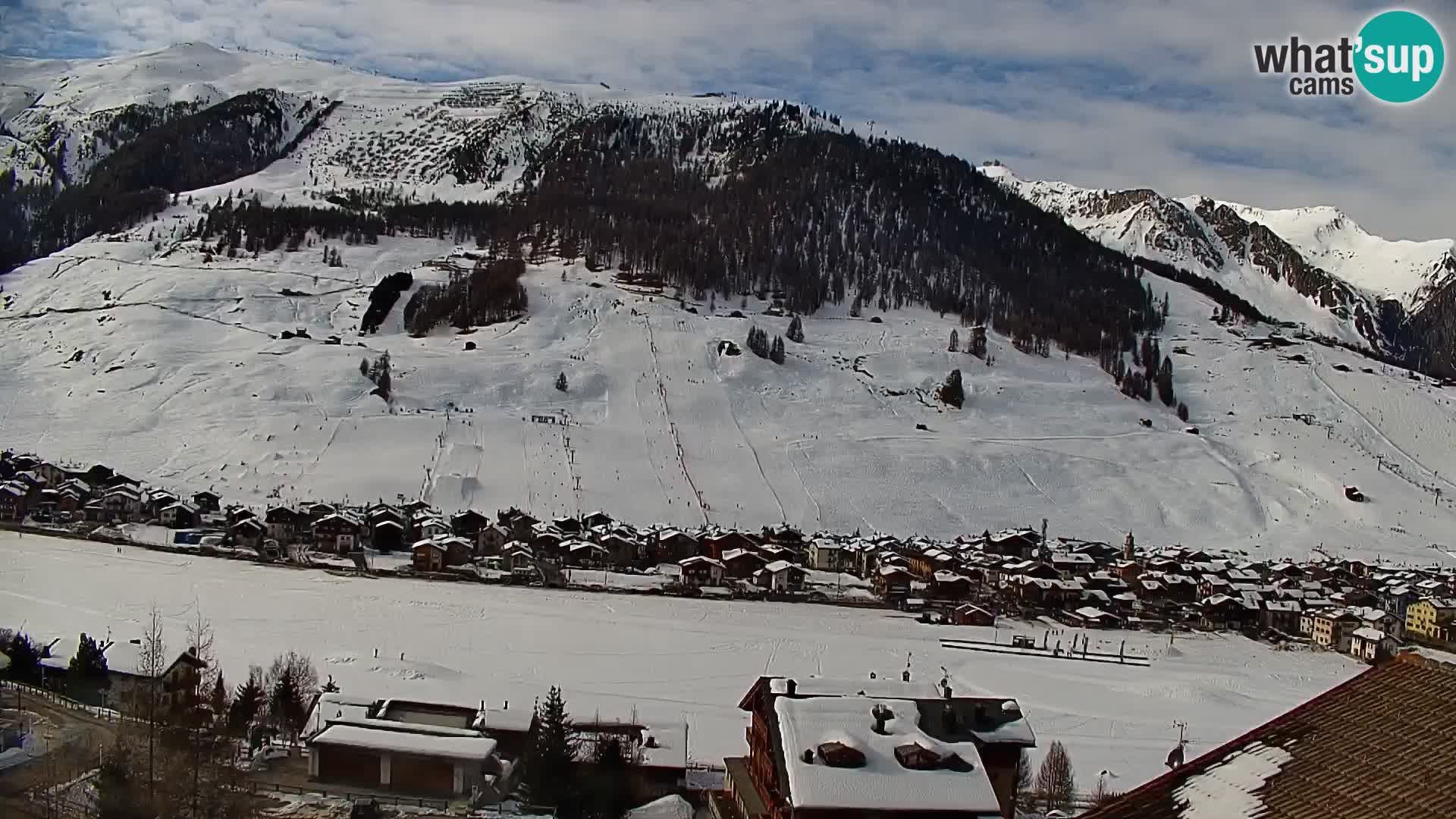 Stupenda webcam Livigno panoramica dall’hotel Teola