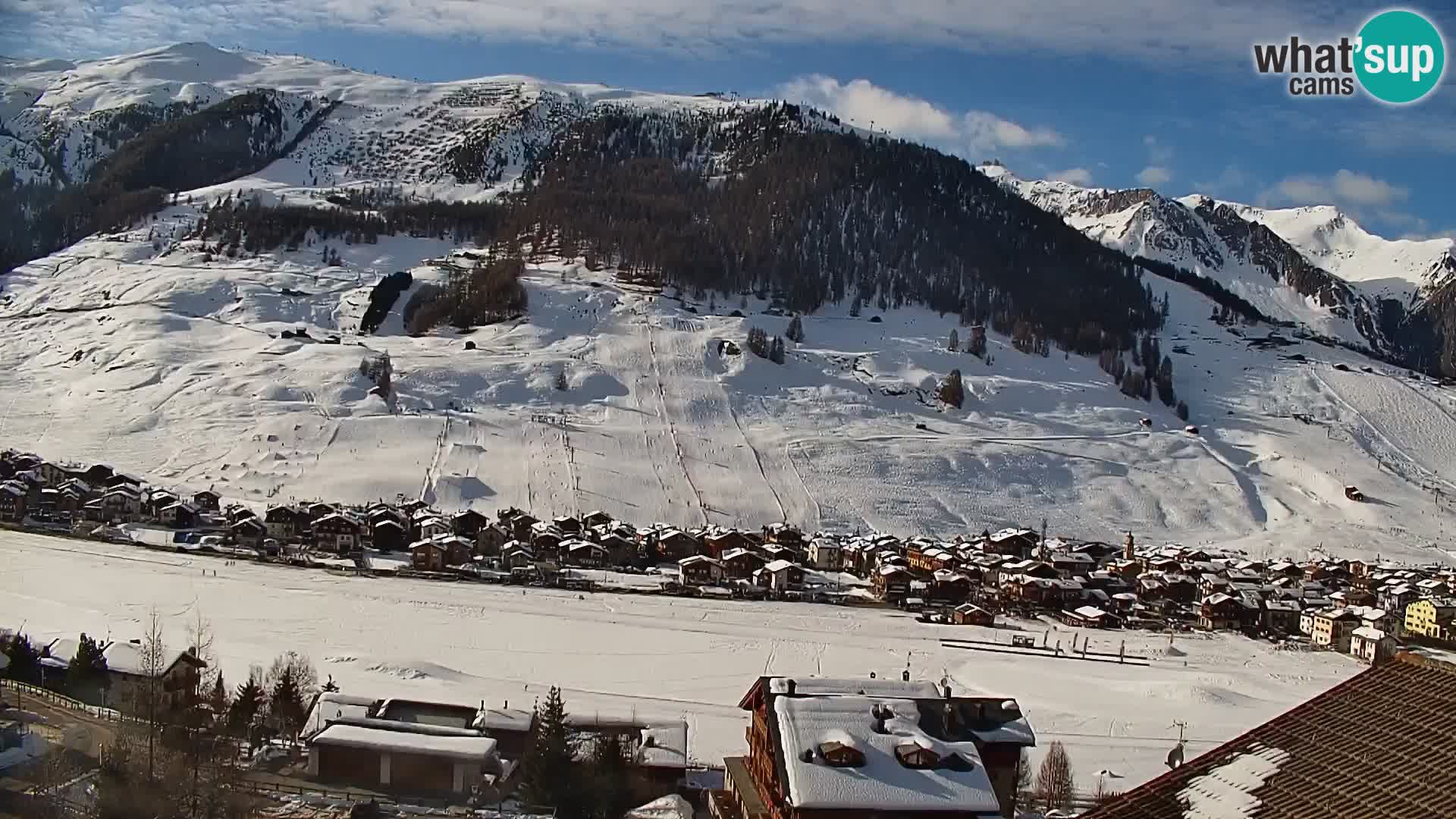 Amazing Livigno webcam panorama view from hotel Teola