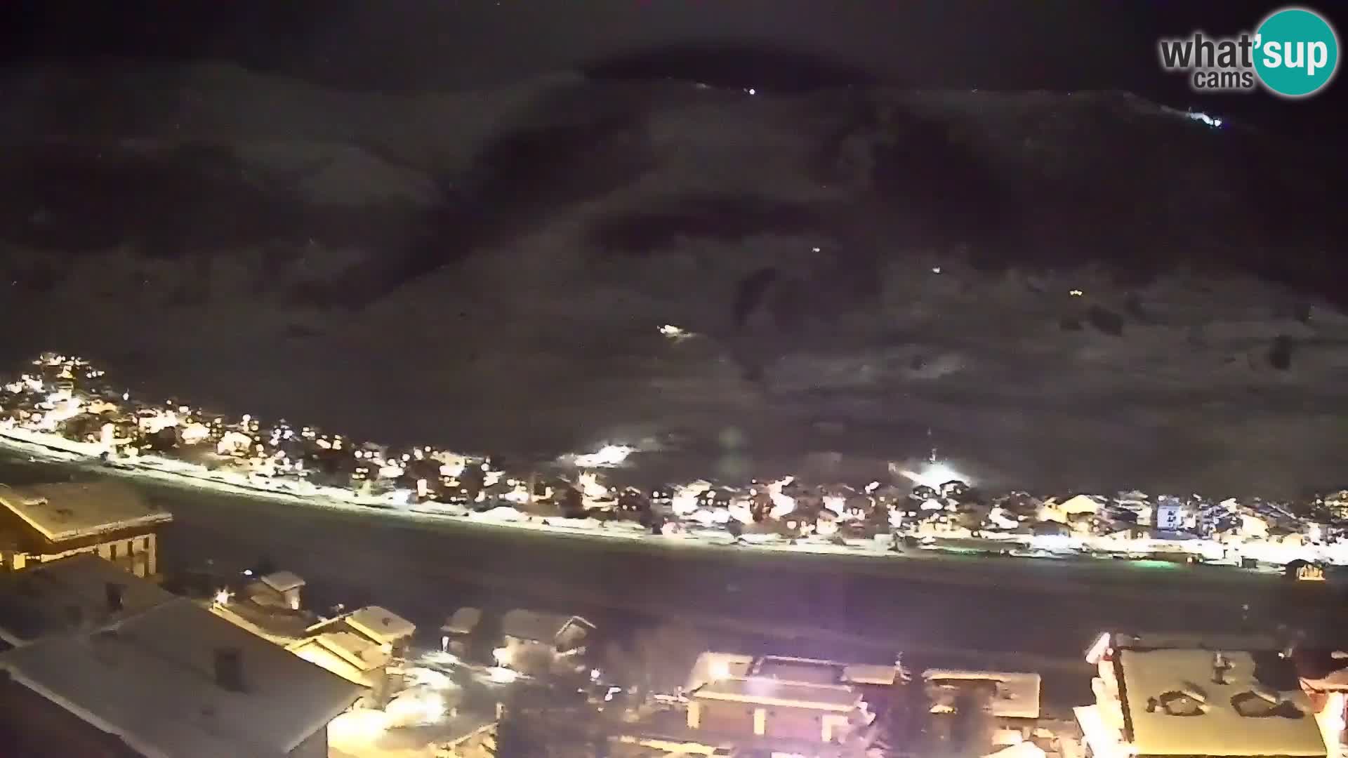 Increíble webcam de Livigno, vista panorámica desde el hotel Teola