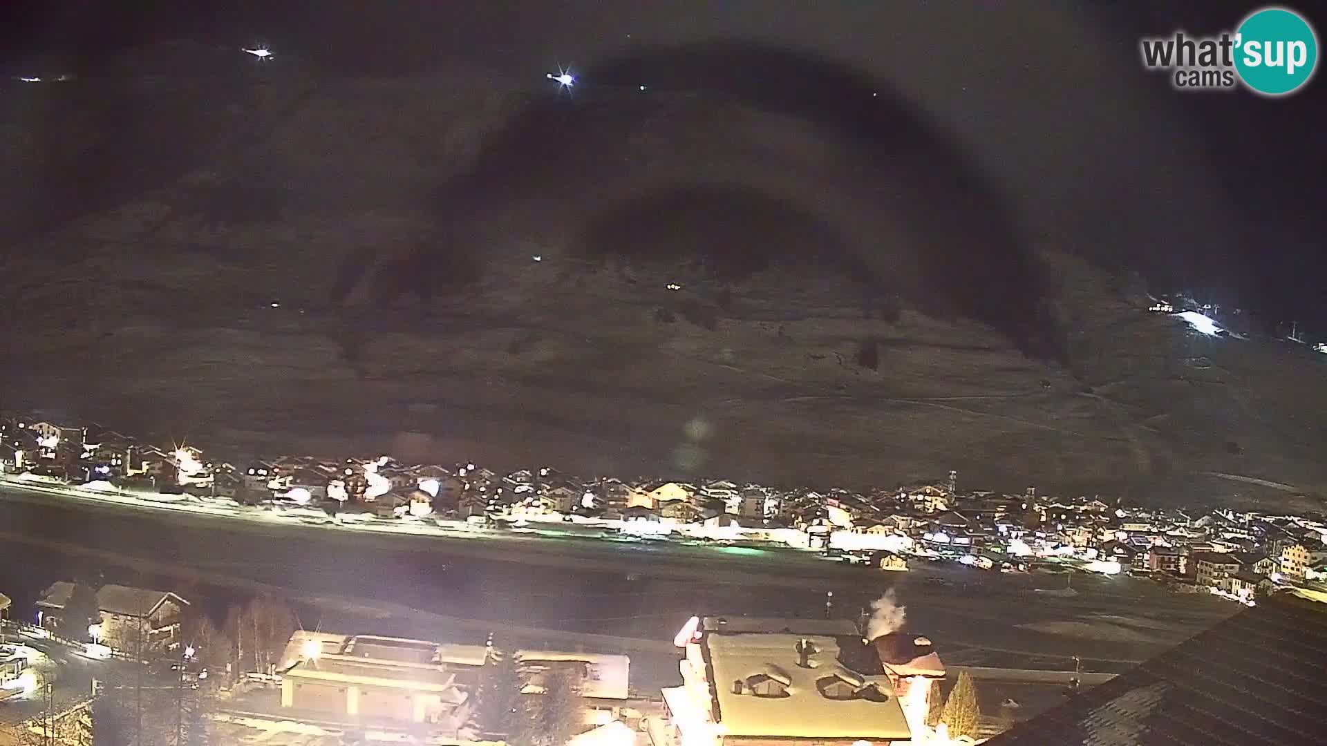 Increíble webcam de Livigno, vista panorámica desde el hotel Teola